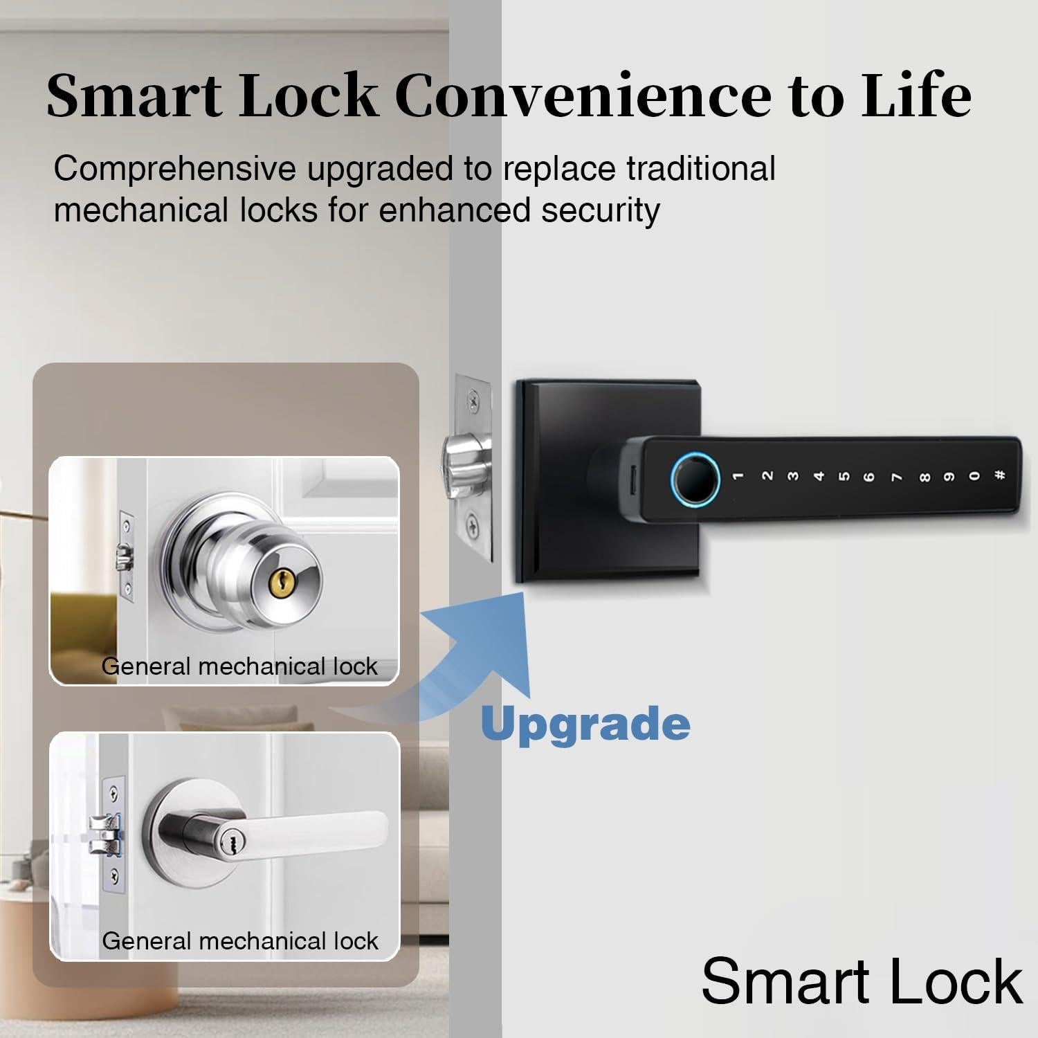 Cerradura Inteligente MINIA ZNS-4 con Huella Dactilar