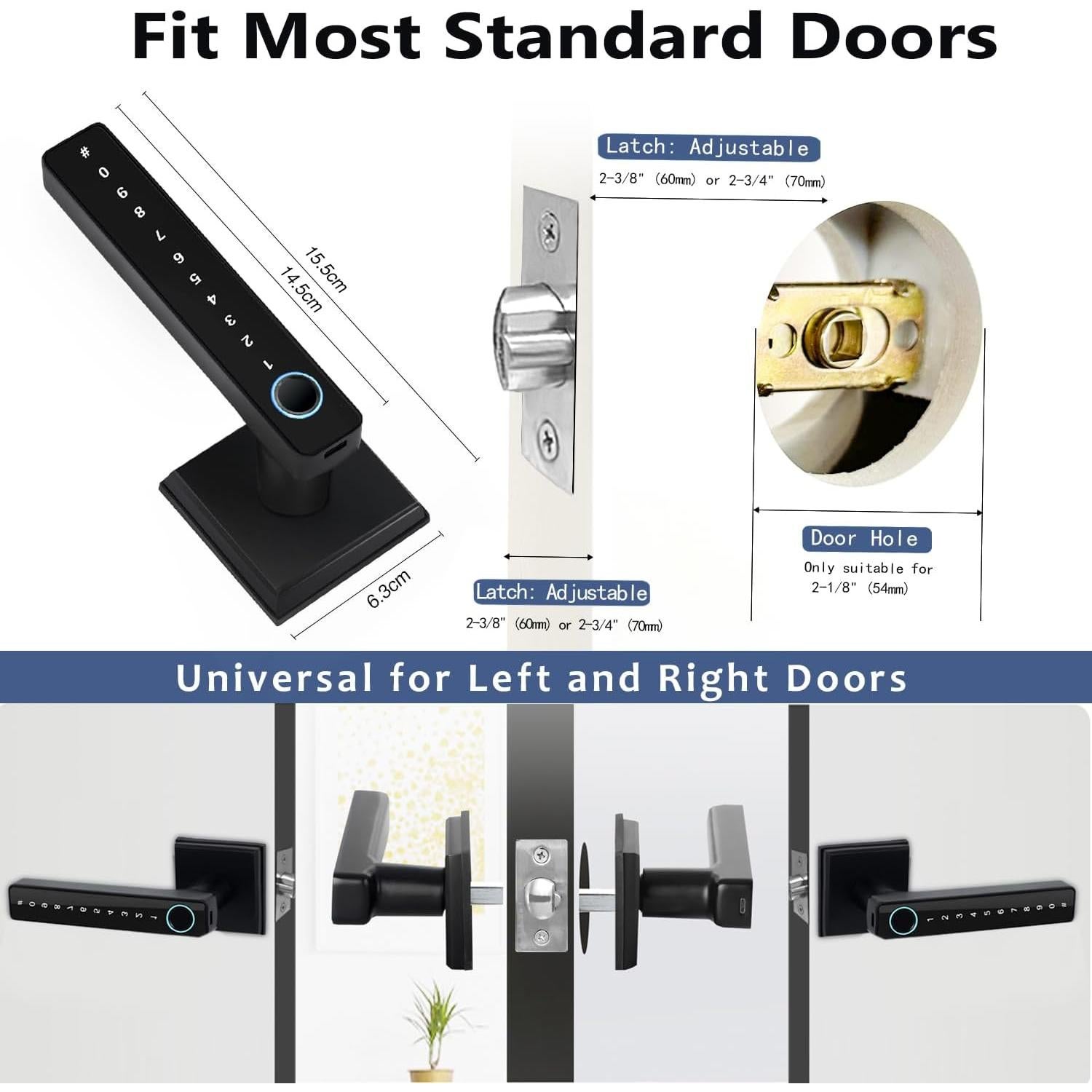 Cerradura Inteligente MINIA ZNS-4 con Huella Dactilar