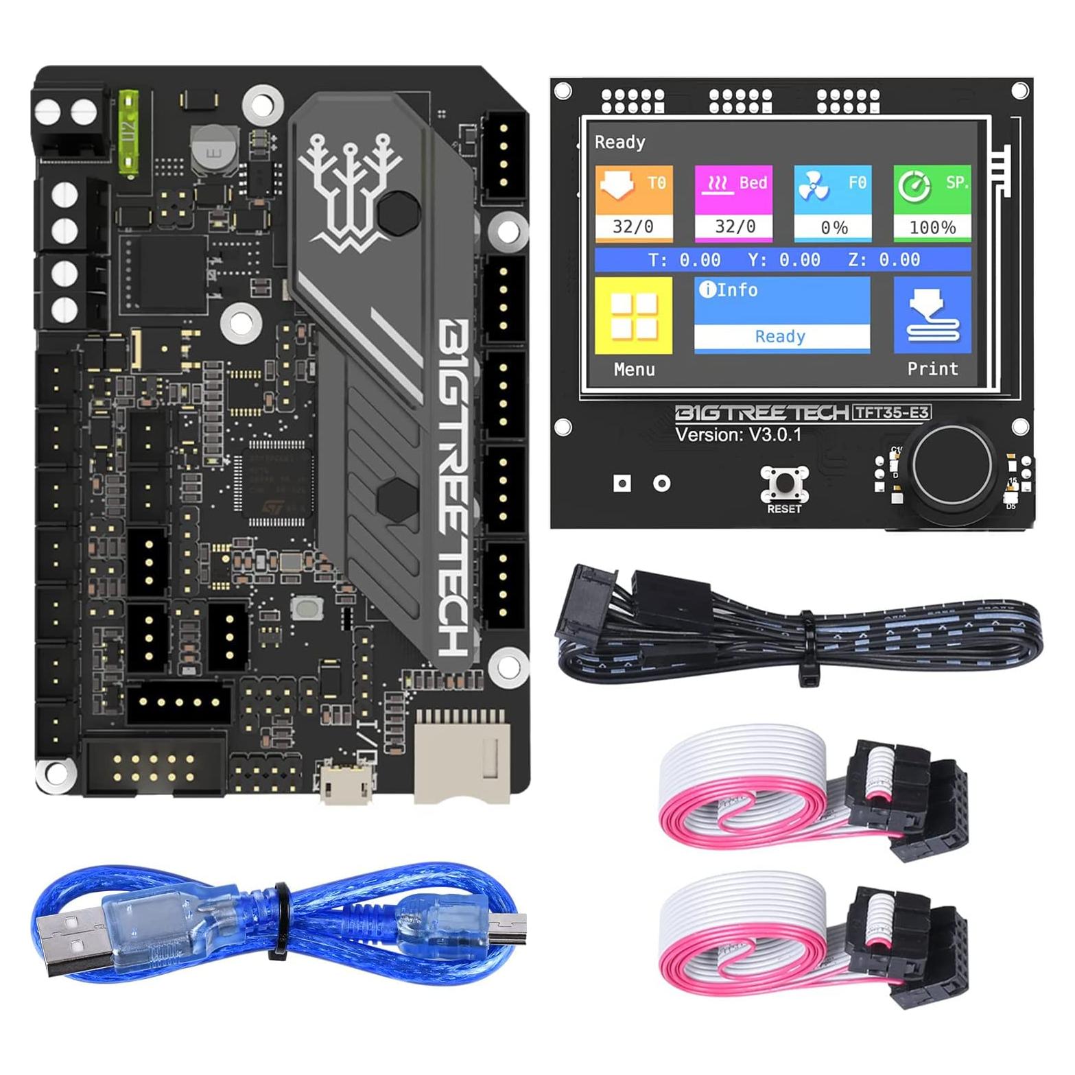 Placa de Control 3D BIGTREETECH SKR Mini E3 V3.0 + TFT35 E3.0.1