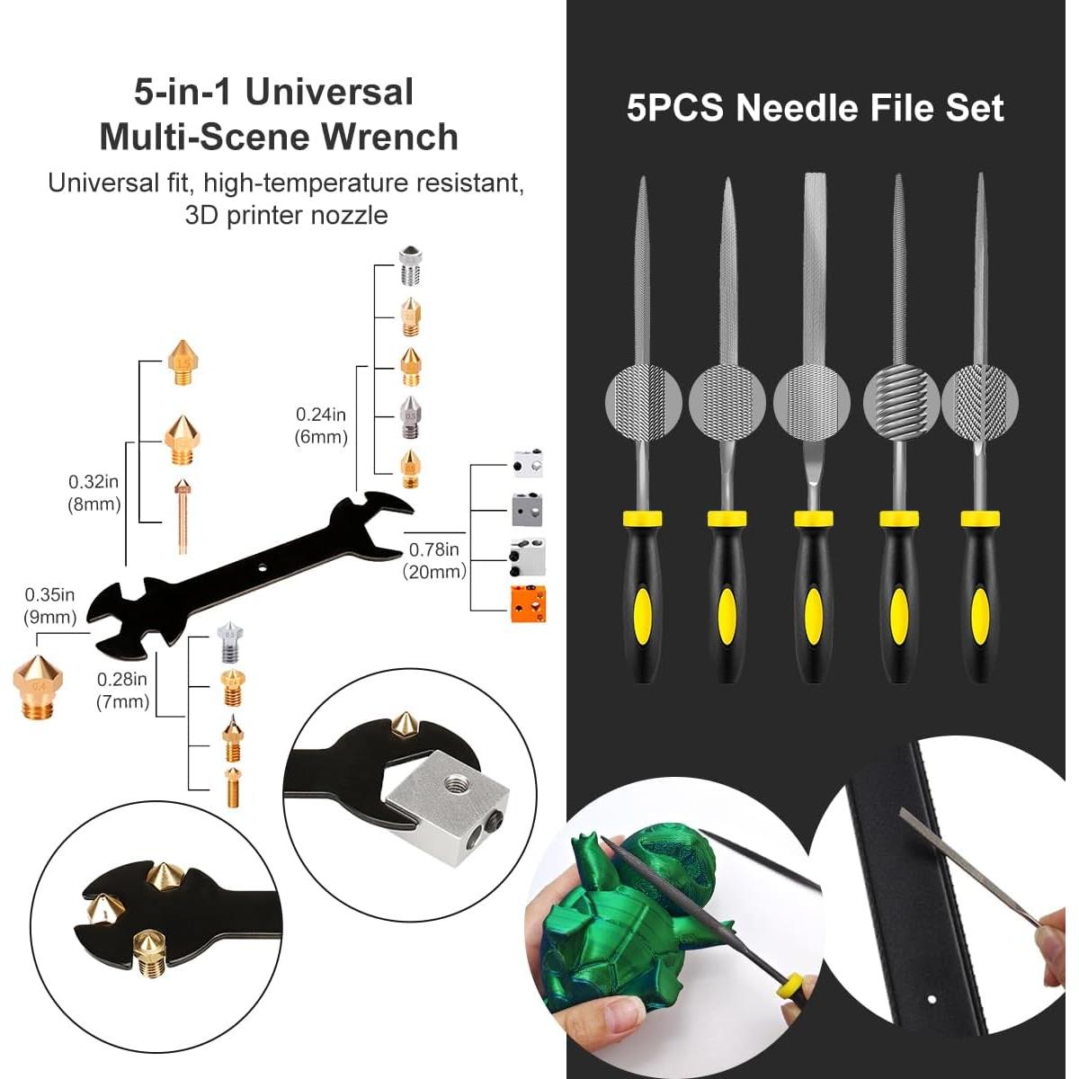 Kit de Herramientas Pro para Impresión 3D Mintion con Pulidor