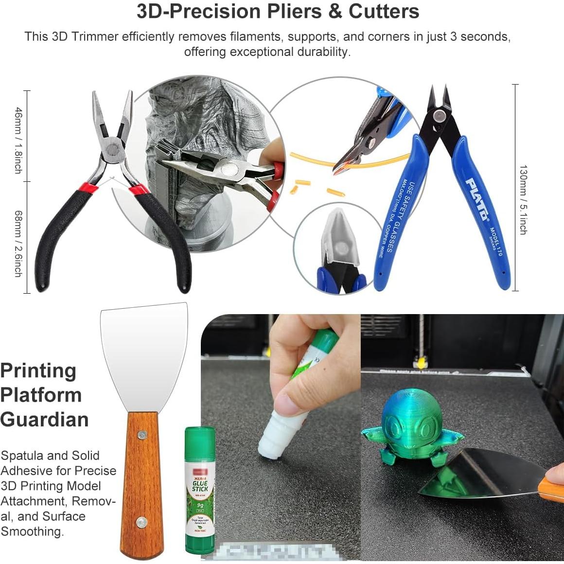 Kit de Herramientas Pro para Impresión 3D Mintion con Pulidor