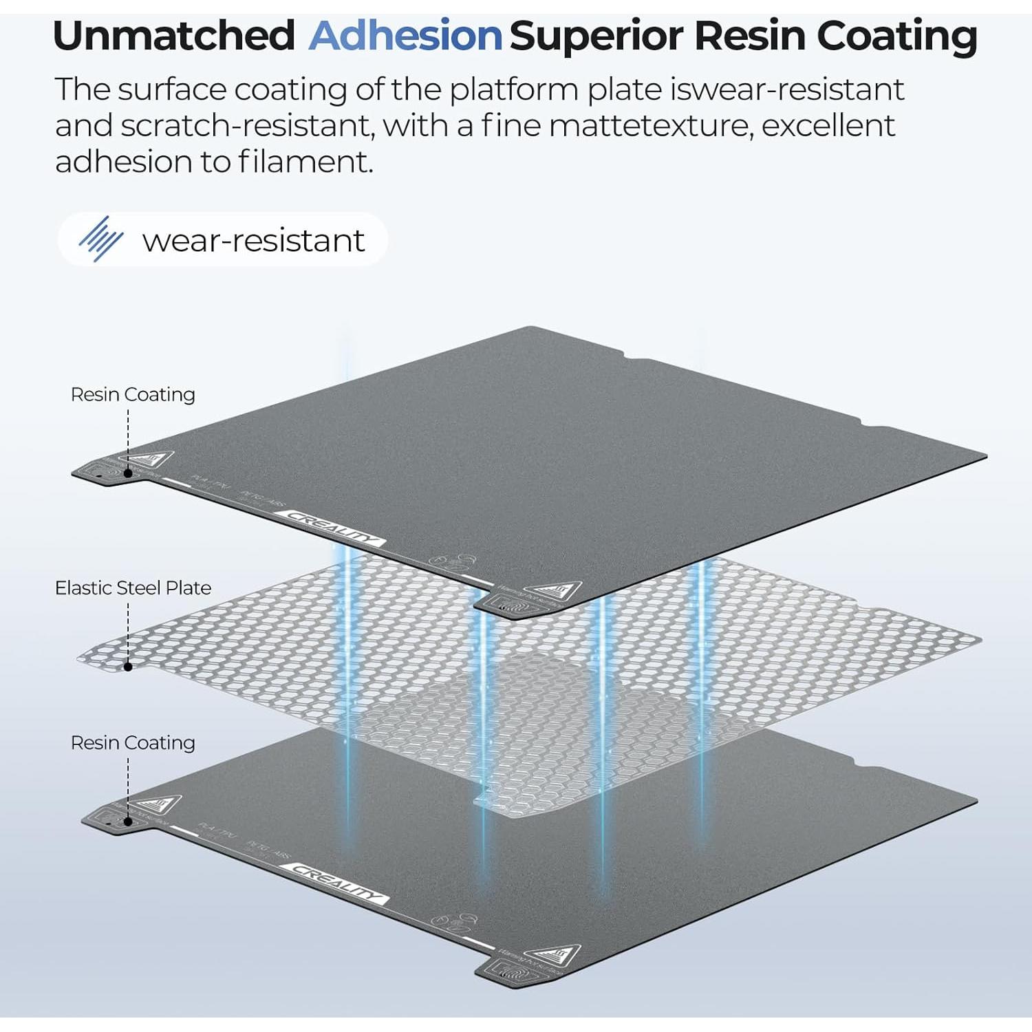 Placa de Construcción Fría Creality 235x235mm Doble Cara