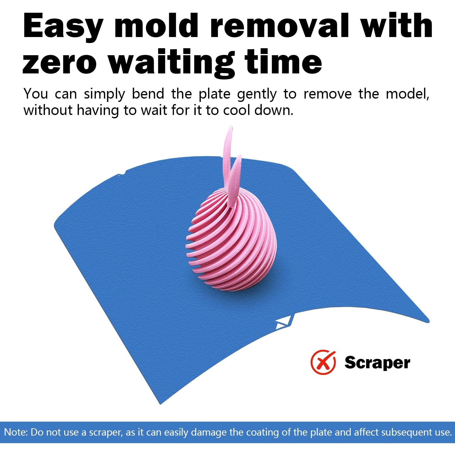 Placa Fría RugooSpink 264x276mm para Impresora 3D Anycubic Kobra S1