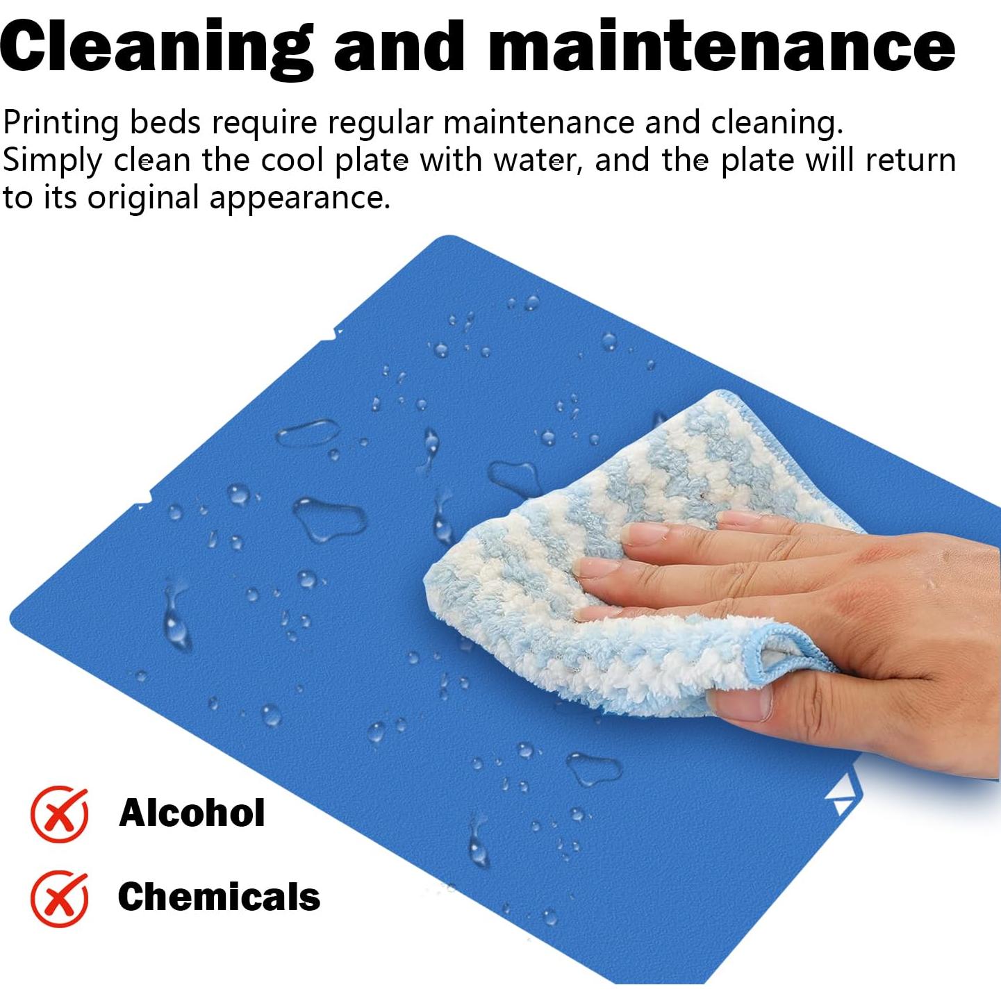 Placa Fría RugooSpink 264x276mm para Impresora 3D Anycubic Kobra S1