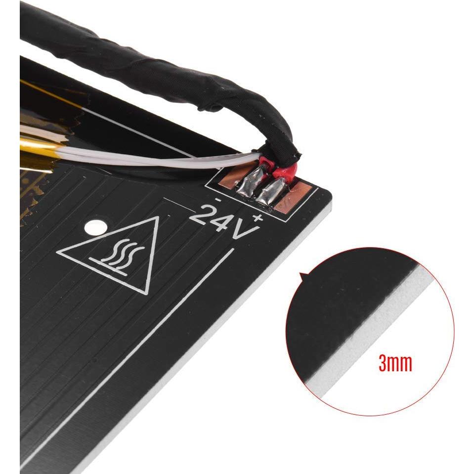 Cama Calentada HICTOP 235x235mm 24V 220W para Impresoras 3D