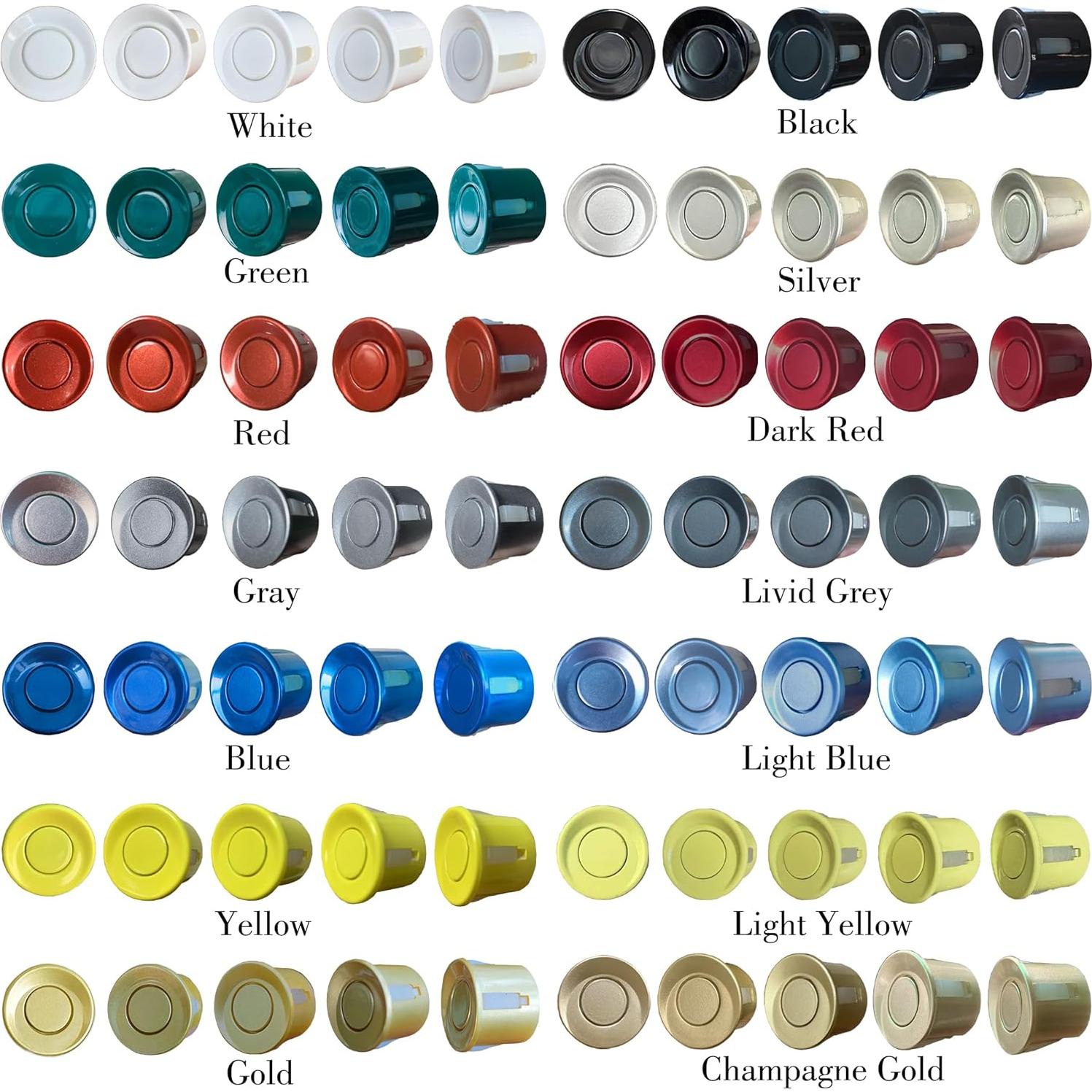 Sistema Radar Estacionamiento SANDETOUN 4 Sensores LED Gris