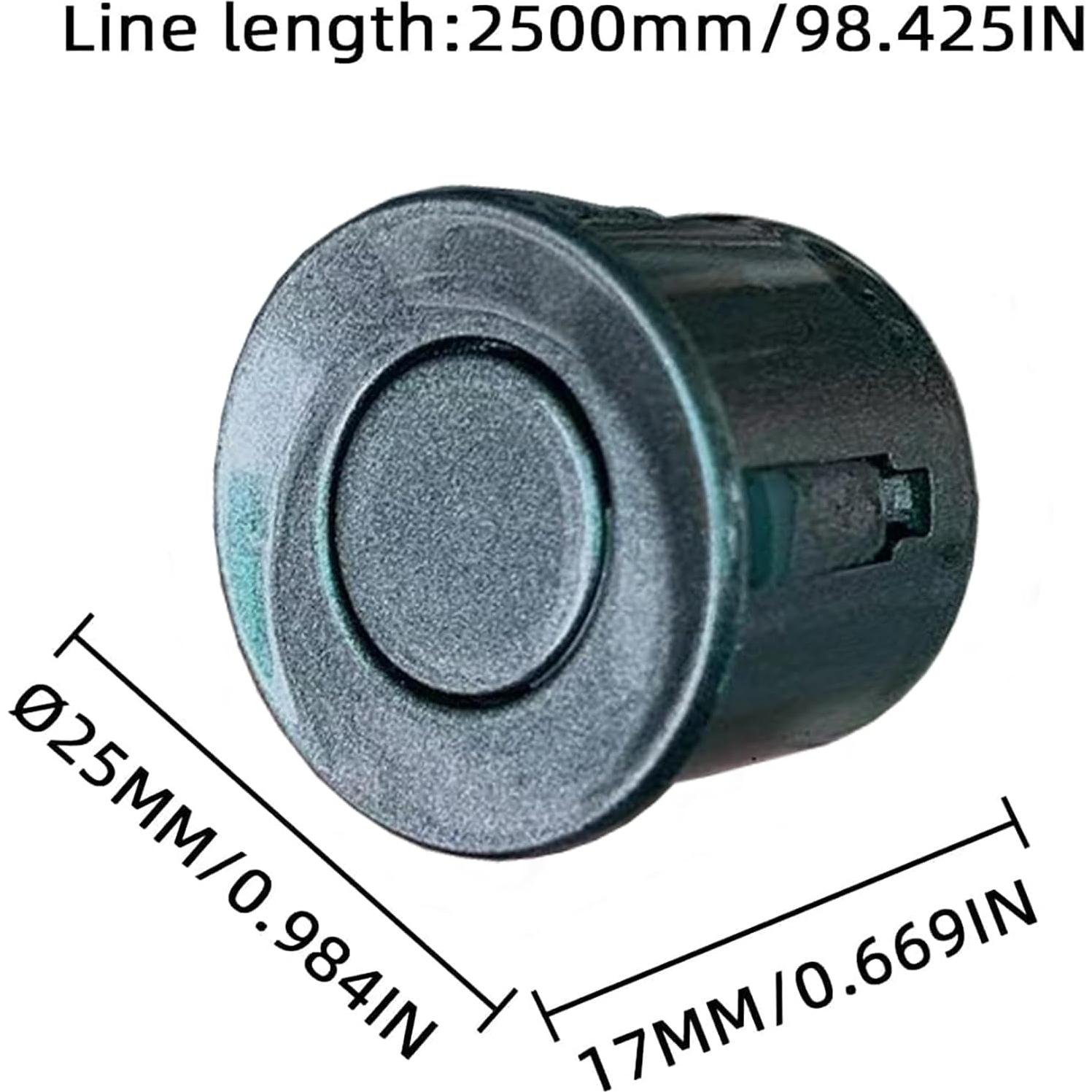 Sistema Radar Estacionamiento SANDETOUN 4 Sensores LED Gris