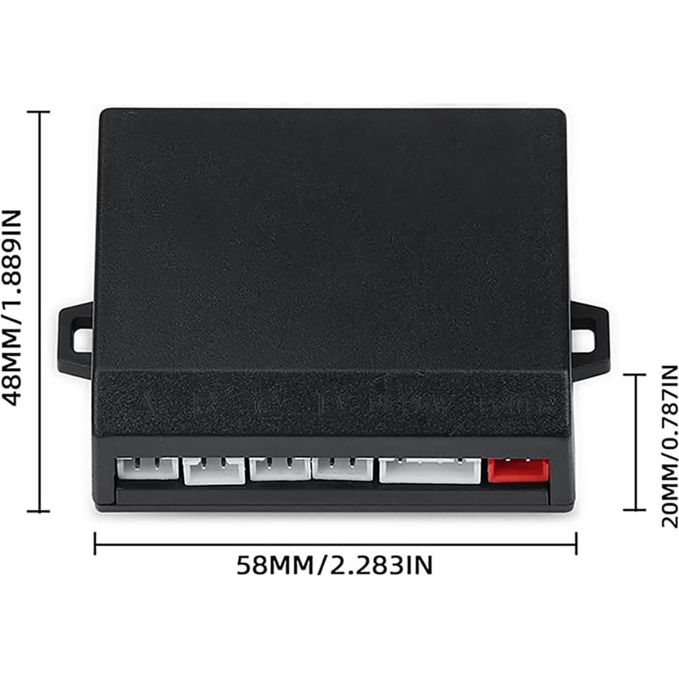 Sistema Radar Estacionamiento SANDETOUN 4 Sensores LED Gris