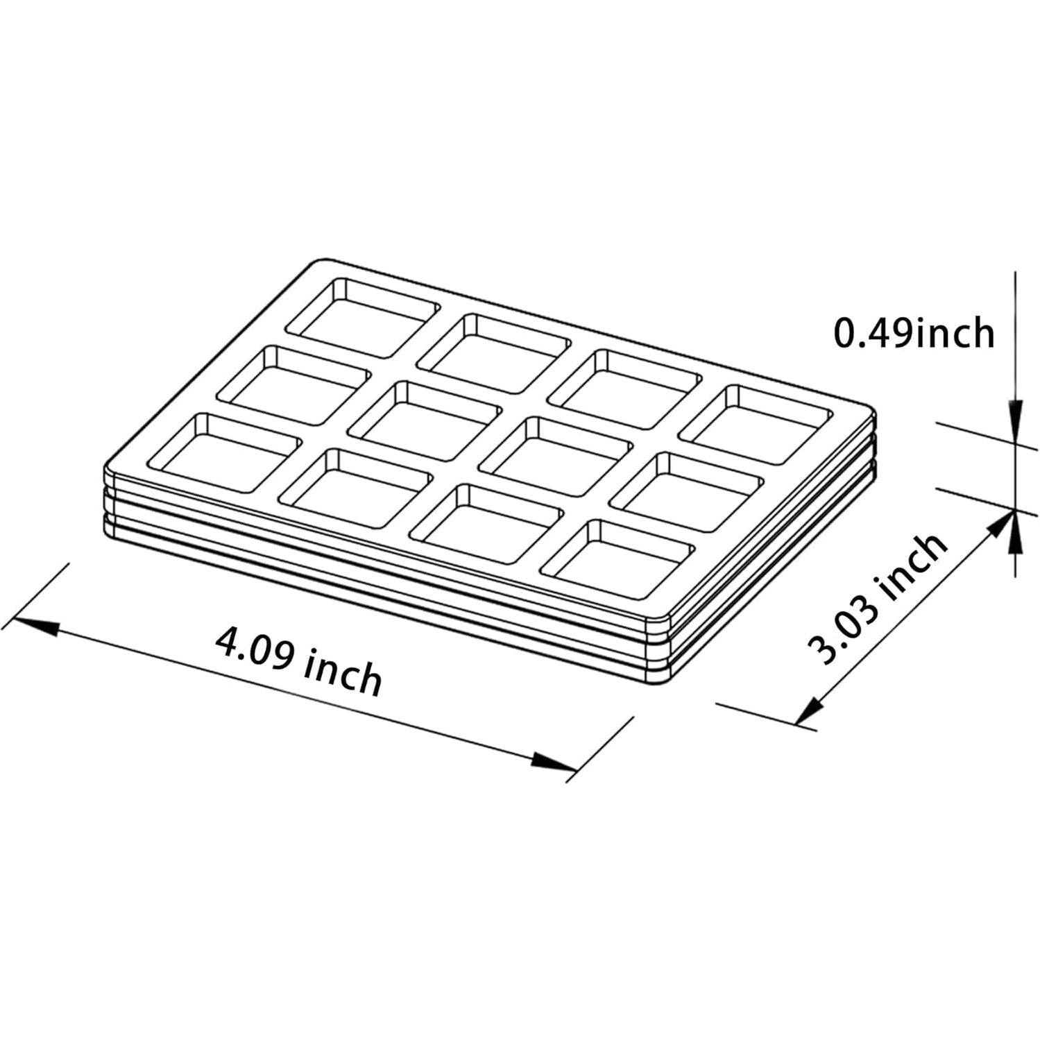 Caja de Almacenamiento de Teclas NLOFIN 12 Ranuras Aluminio Negro