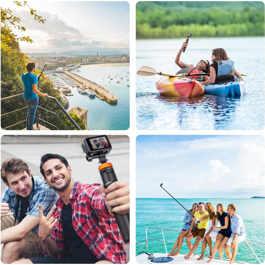 UURig Palo Selfie Telescópico con Trípode para GoPro y DJI