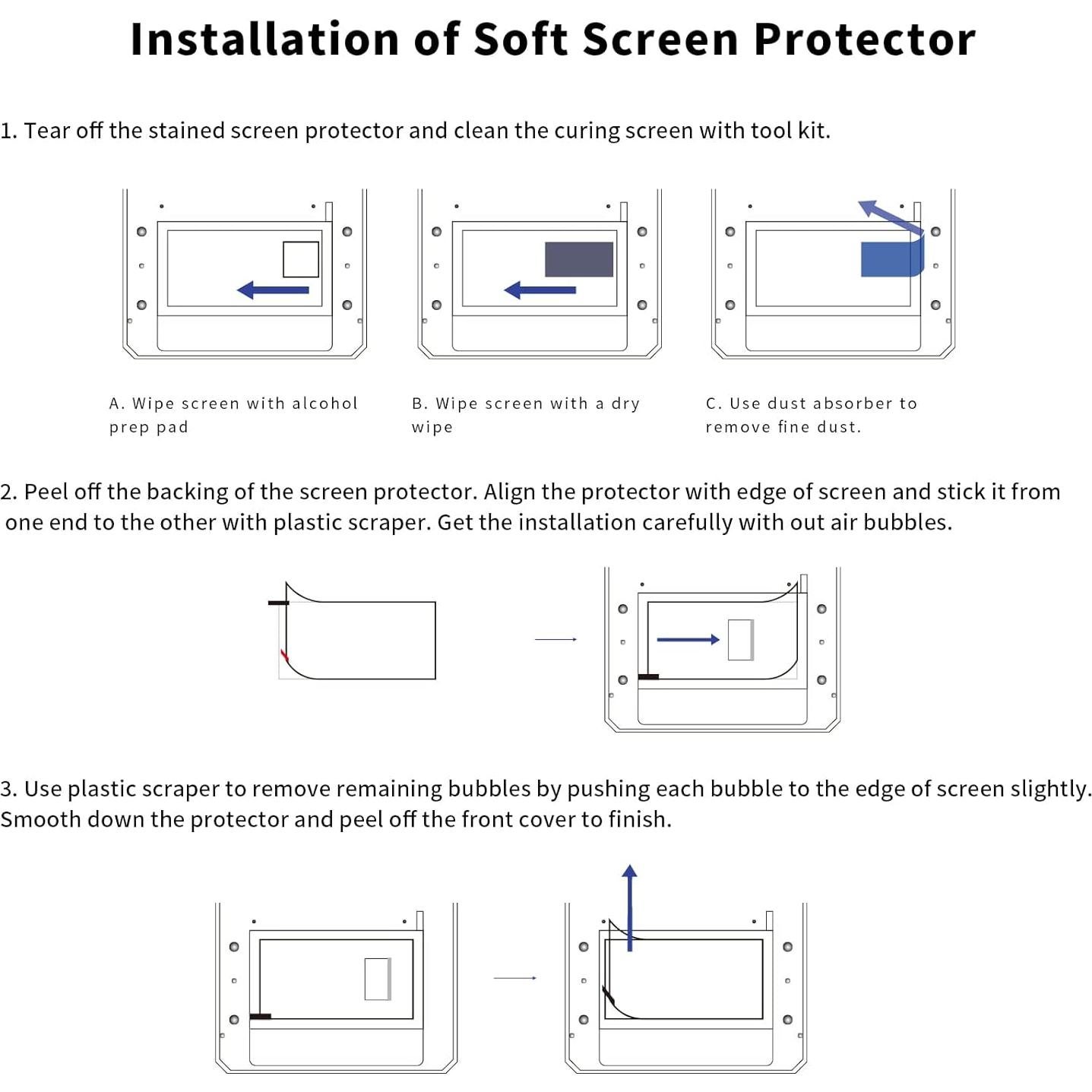 Protector de Pantalla 6.23" KOYOFEI para Impresora 3D Anycubic
