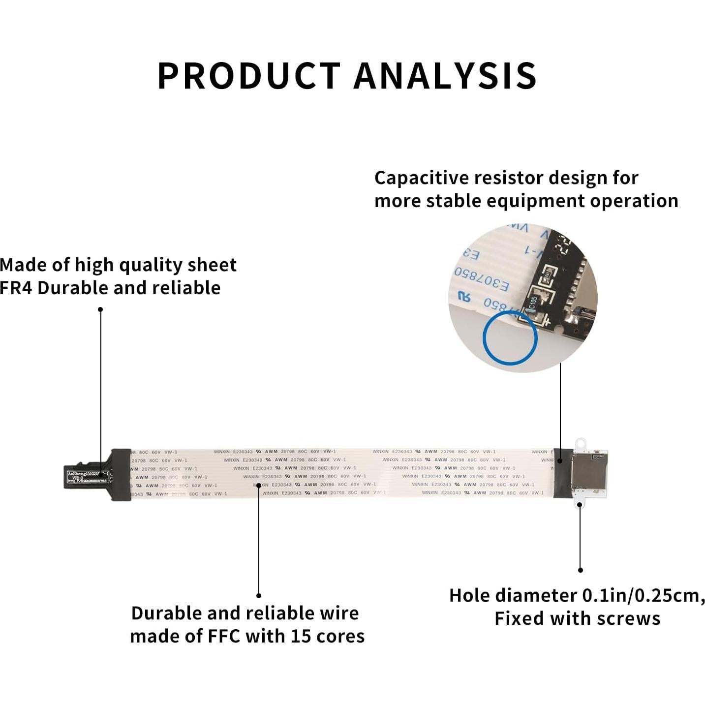 Cable de Extensión Micro SD a Micro SD PinQiongZhe 60cm