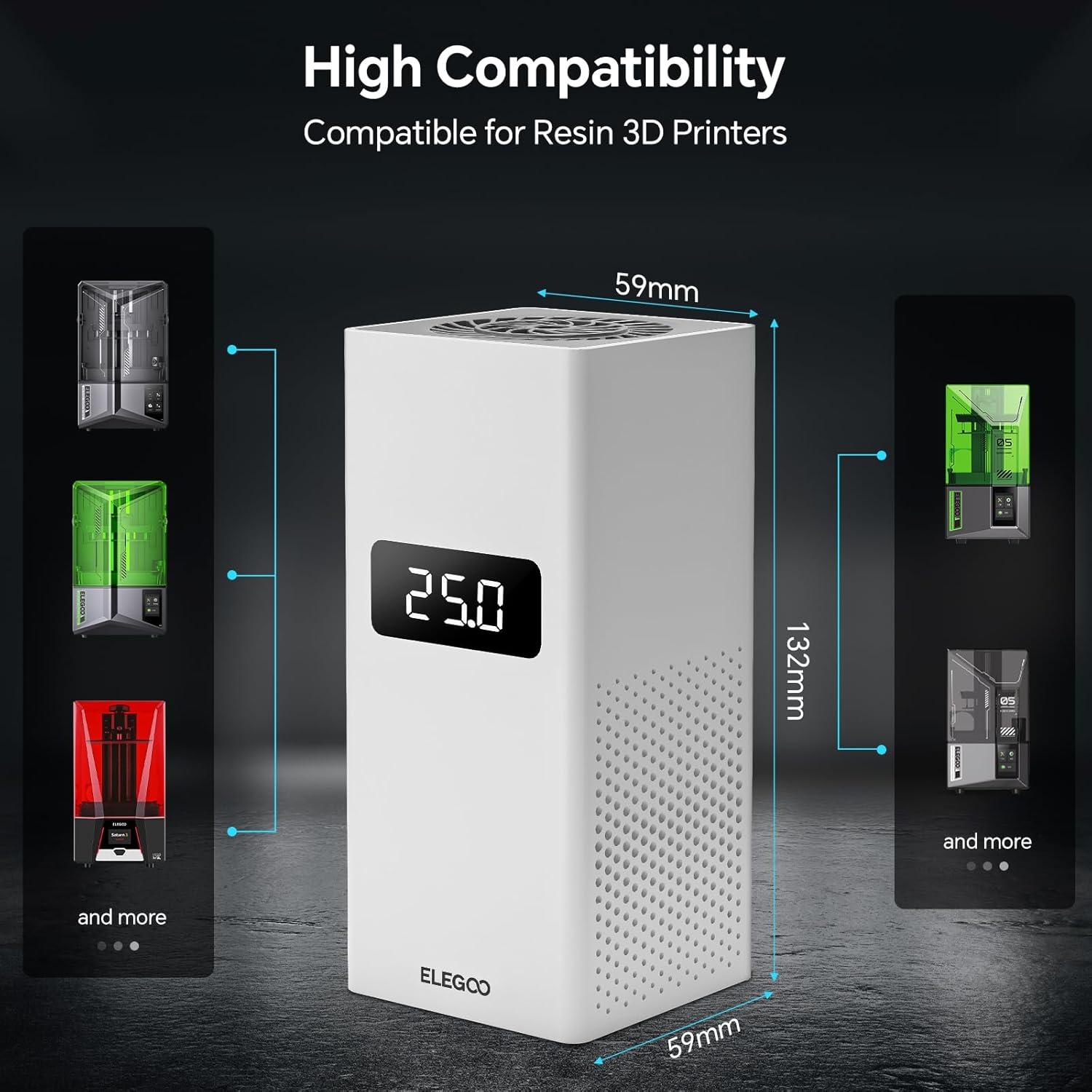 Calentador Mini Inteligente ELEGOO 120W para Impresoras 3D