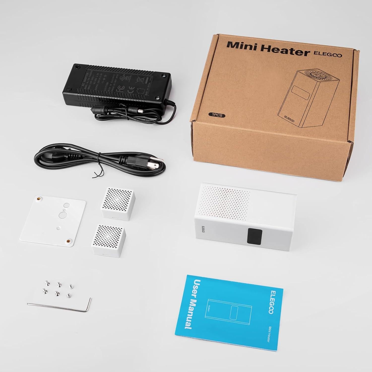 Calentador Mini Inteligente ELEGOO 120W para Impresoras 3D