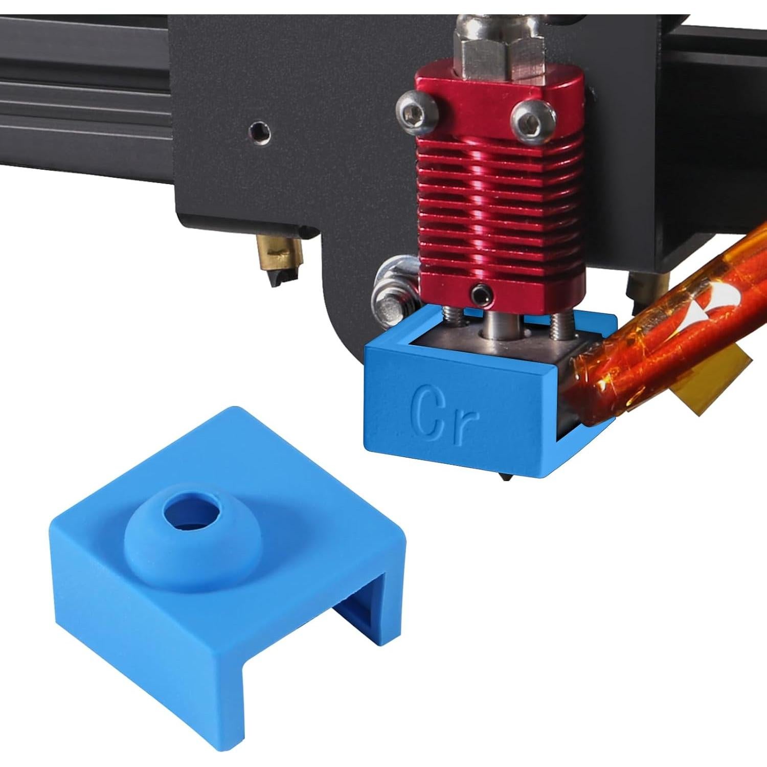 12 Calcetines de Silicona Azul para Hotend DORHEA 3D