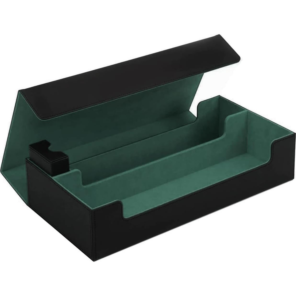 Caja para Cartas TCG Scimi 800+ Cartas Magnética Negro/Verde