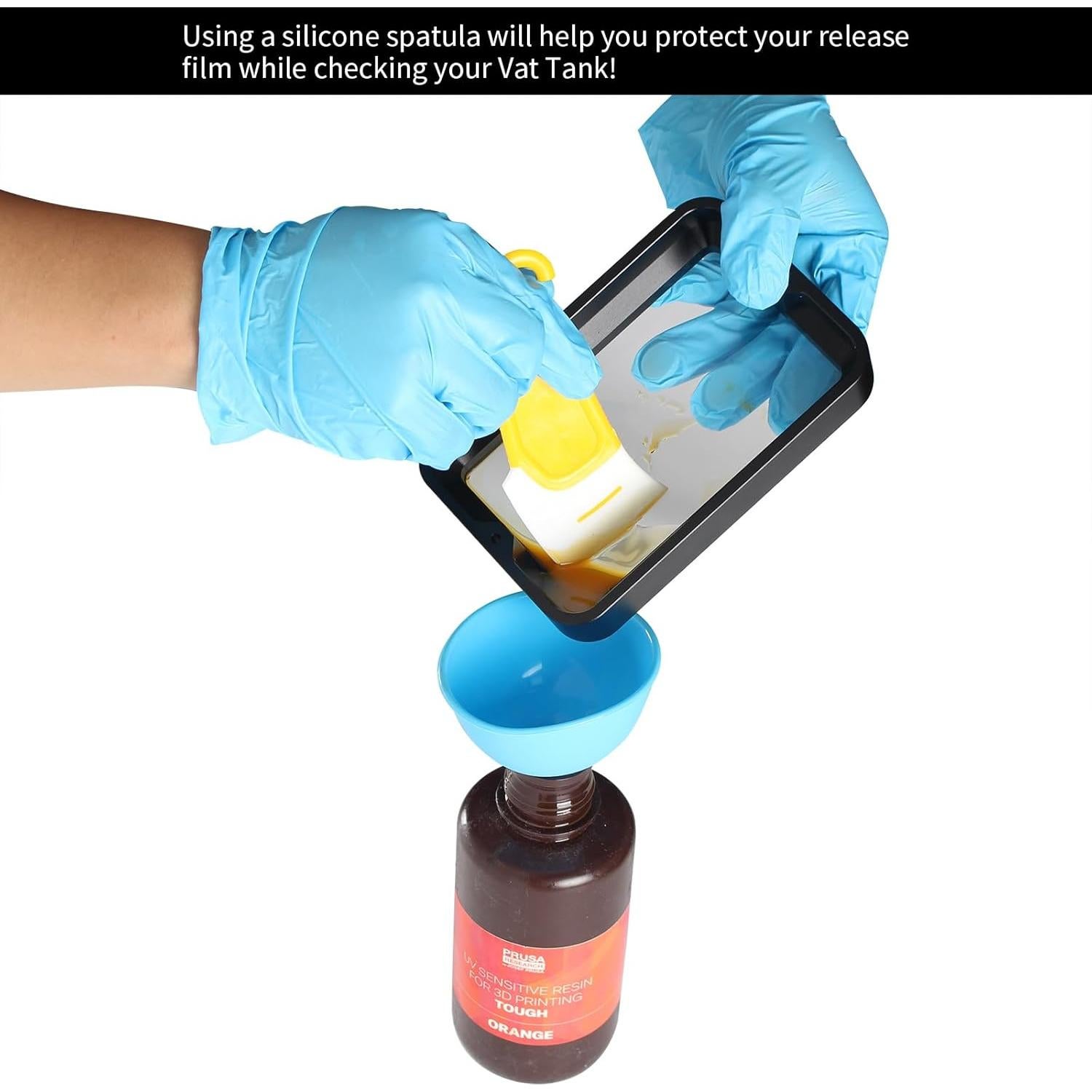 Espátula de Silicona para Resina 3D Aimengda - 125x53mm