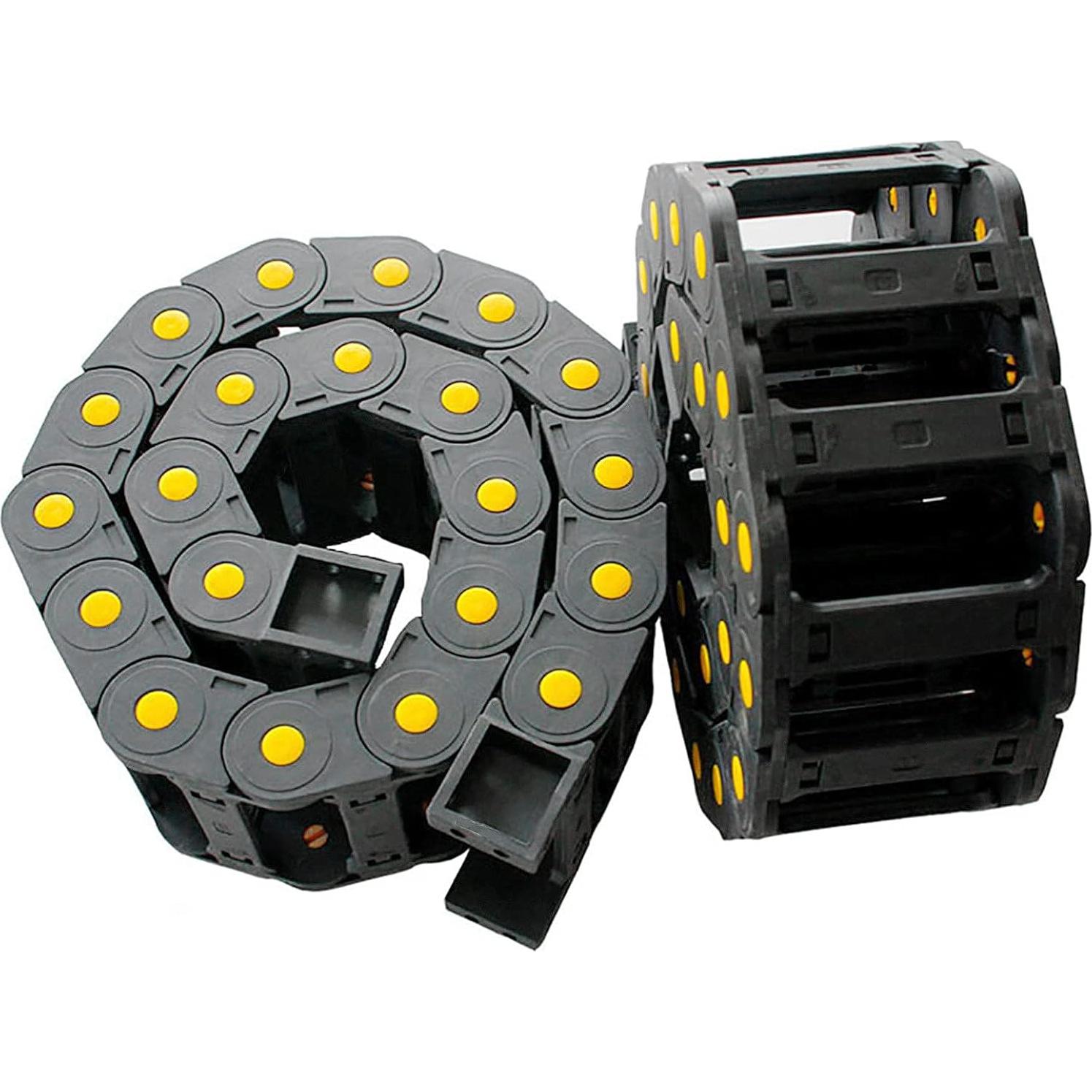 Cadena de Arrastre de Cable ANWOK Tipo Puente 1M Nylon R55 25x77mm