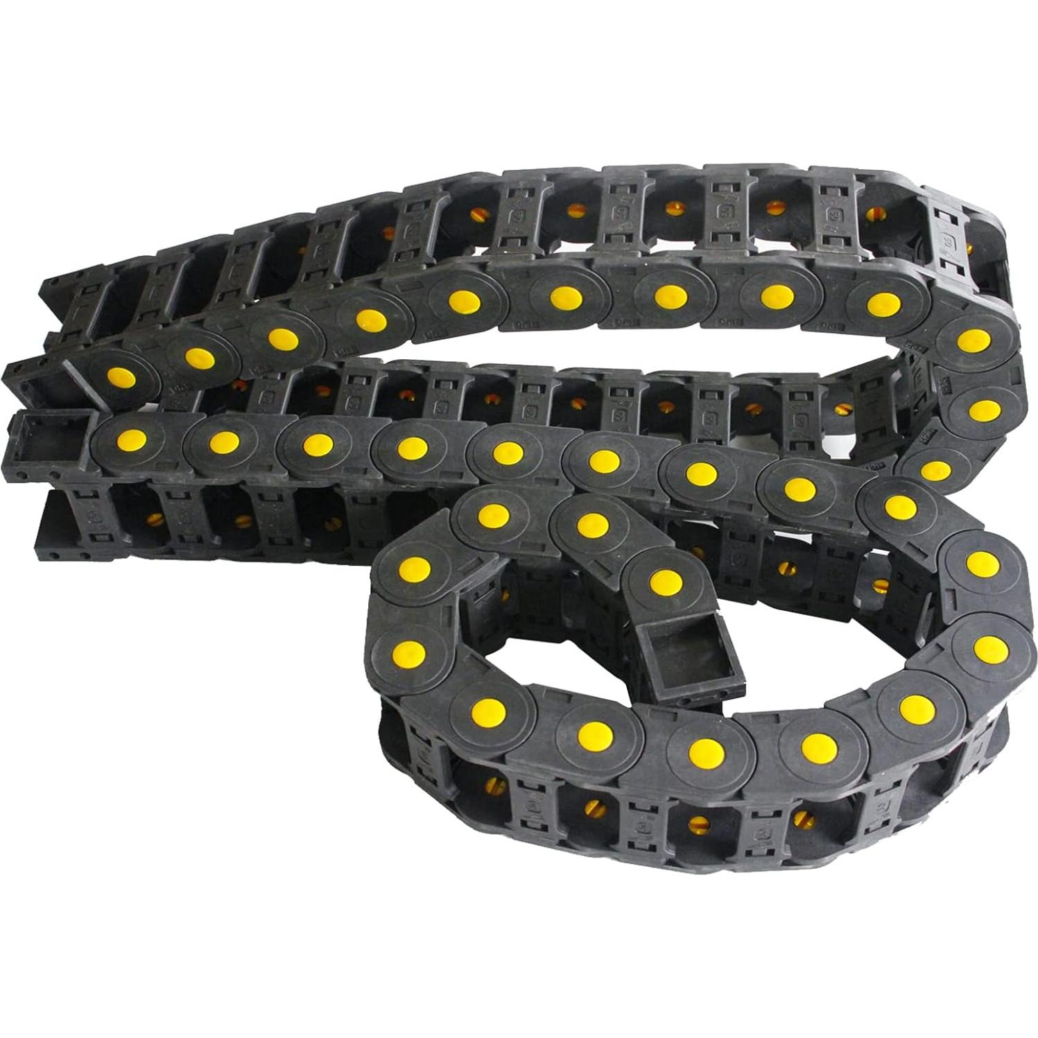 Cadena de Arrastre de Cable ANWOK Tipo Puente 1M Nylon R55 25x77mm