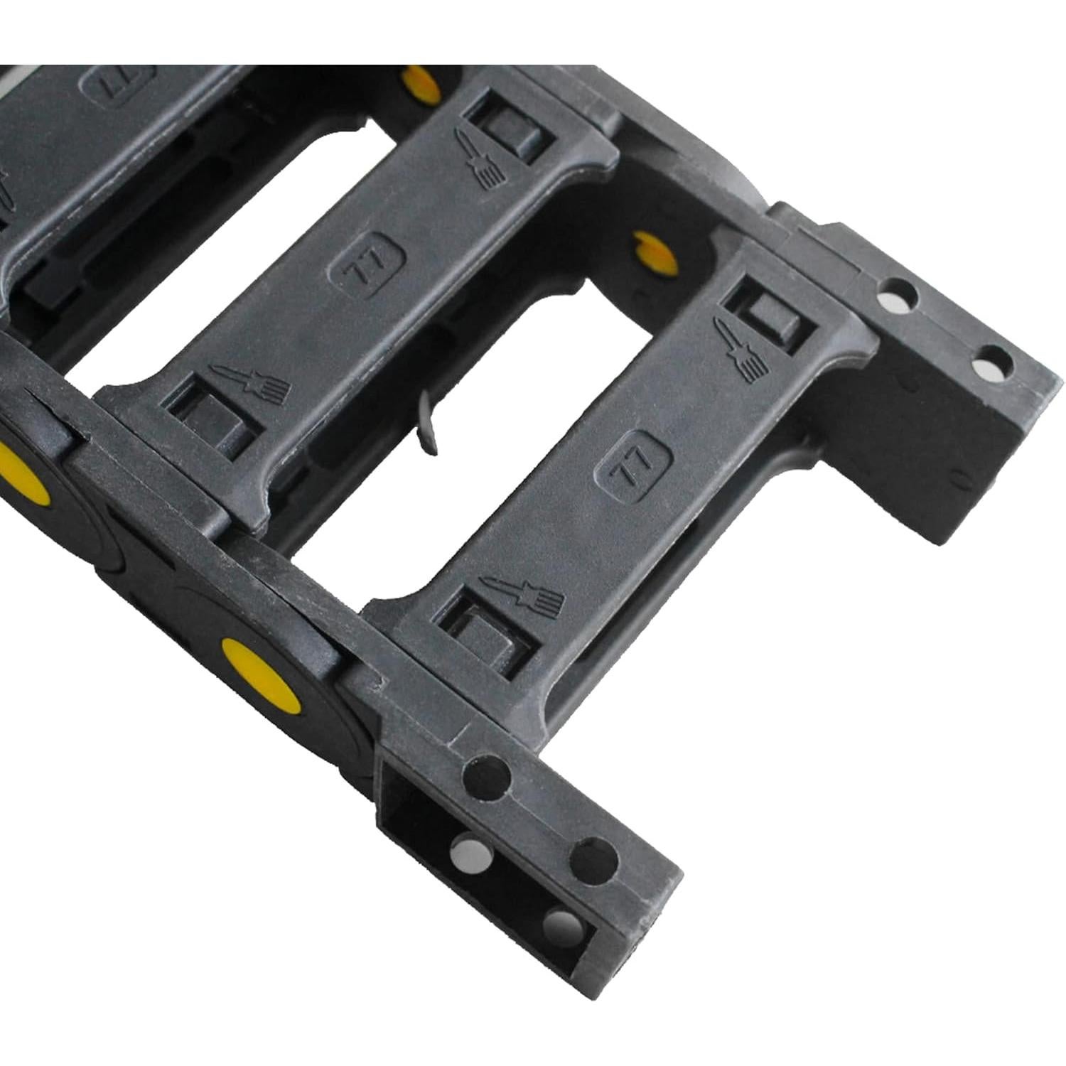 Cadena de Arrastre de Cable ANWOK Tipo Puente 1M Nylon R55 25x77mm