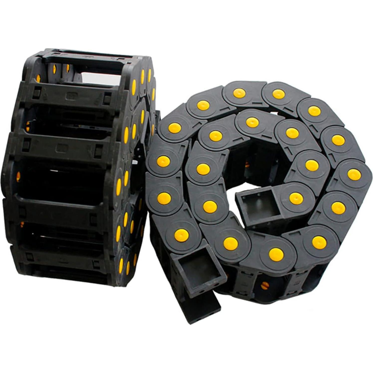 Cadena de Arrastre de Cable ANWOK Tipo Puente 1M Nylon R55 25x77mm