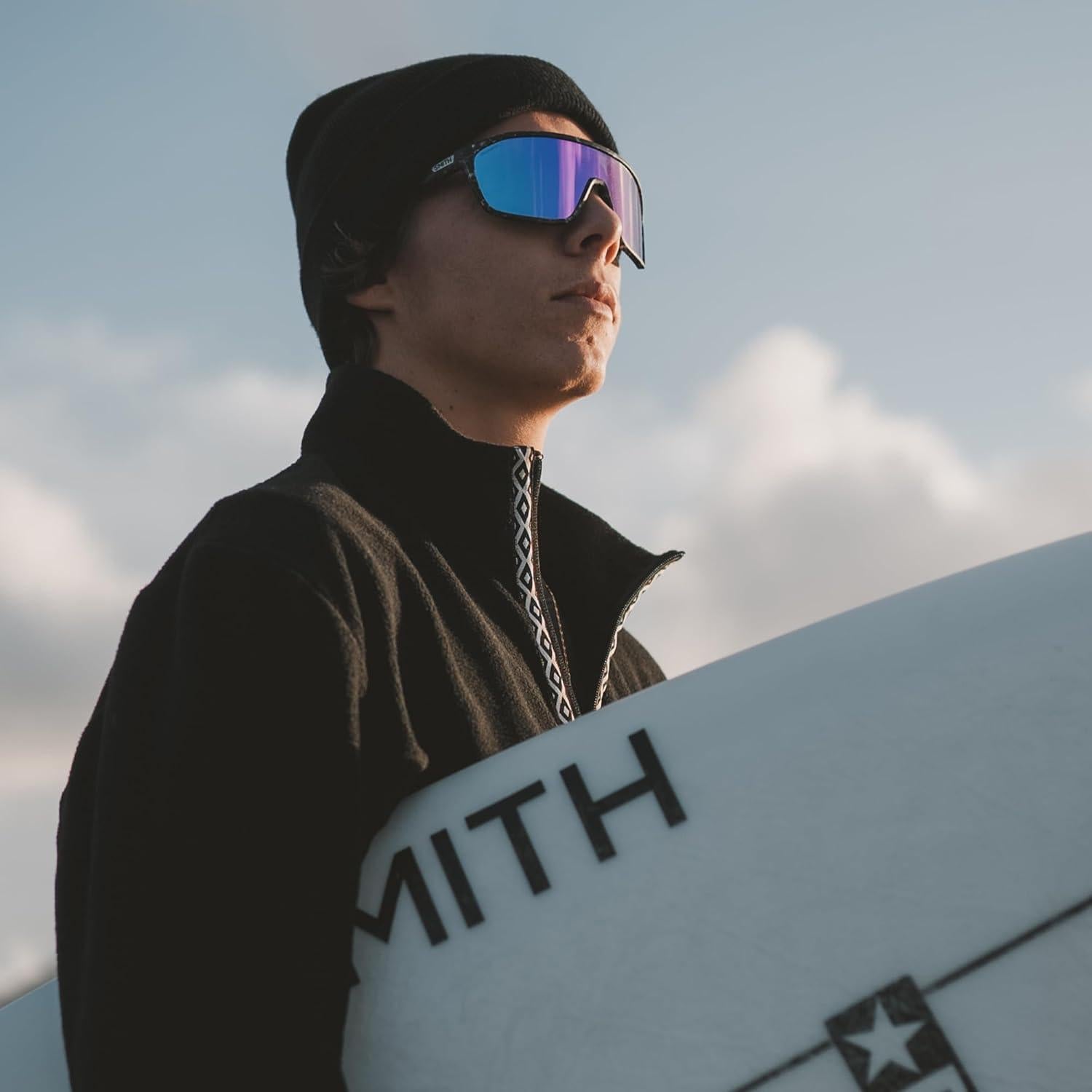 Gafas de sol Smith Boomtown ChromaPop - Lente espejo rojo