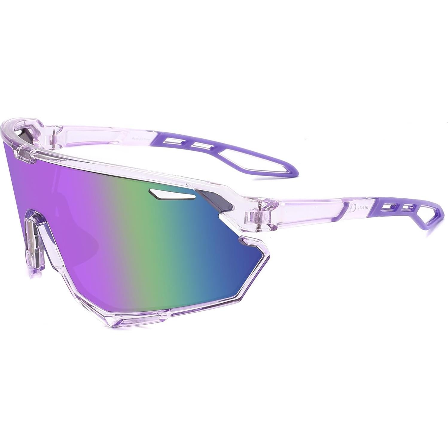 Gafas de sol deportivas SINSPORT Th6444 púrpura UV400