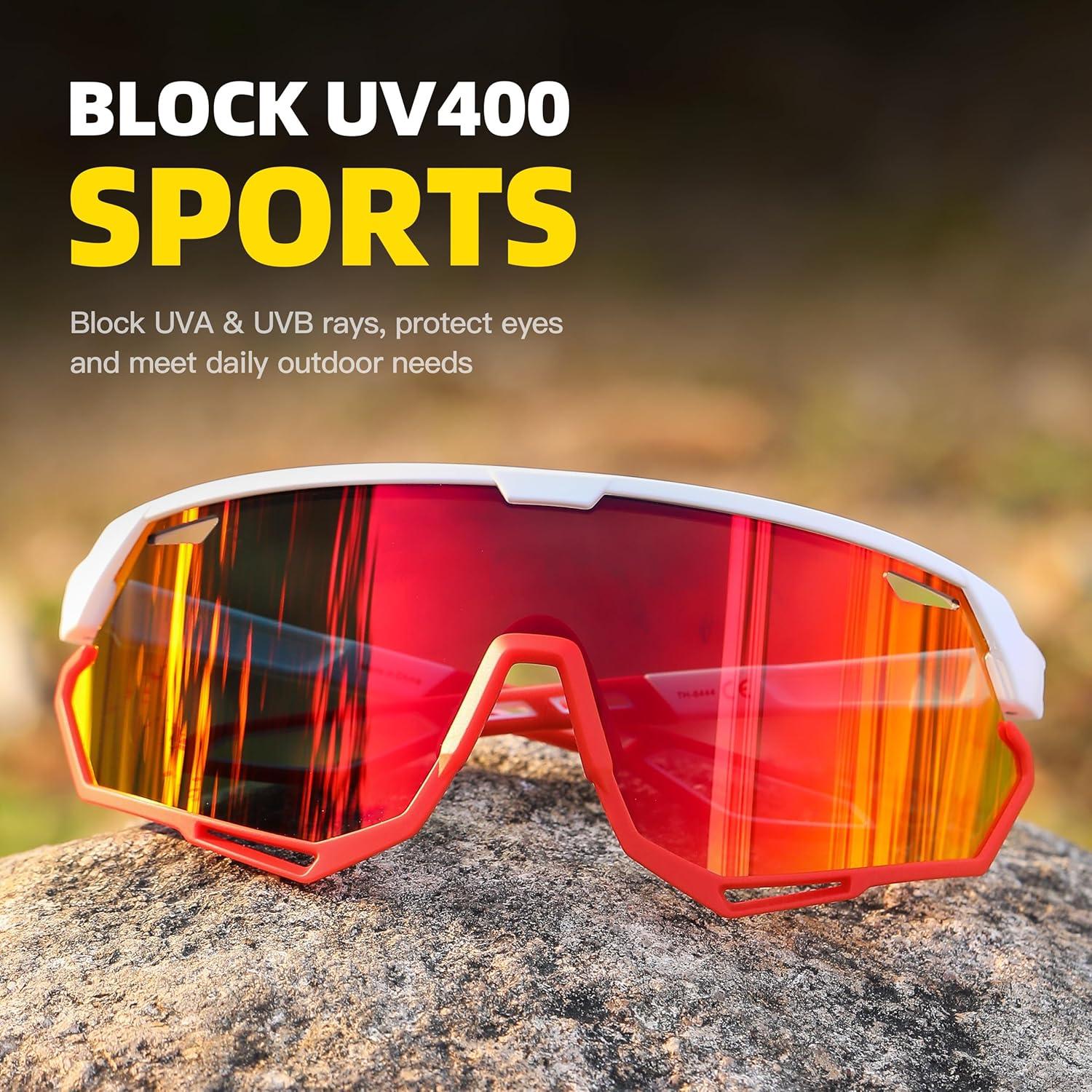 Gafas de sol deportivas SINSPORT unisex UV400 para ciclismo