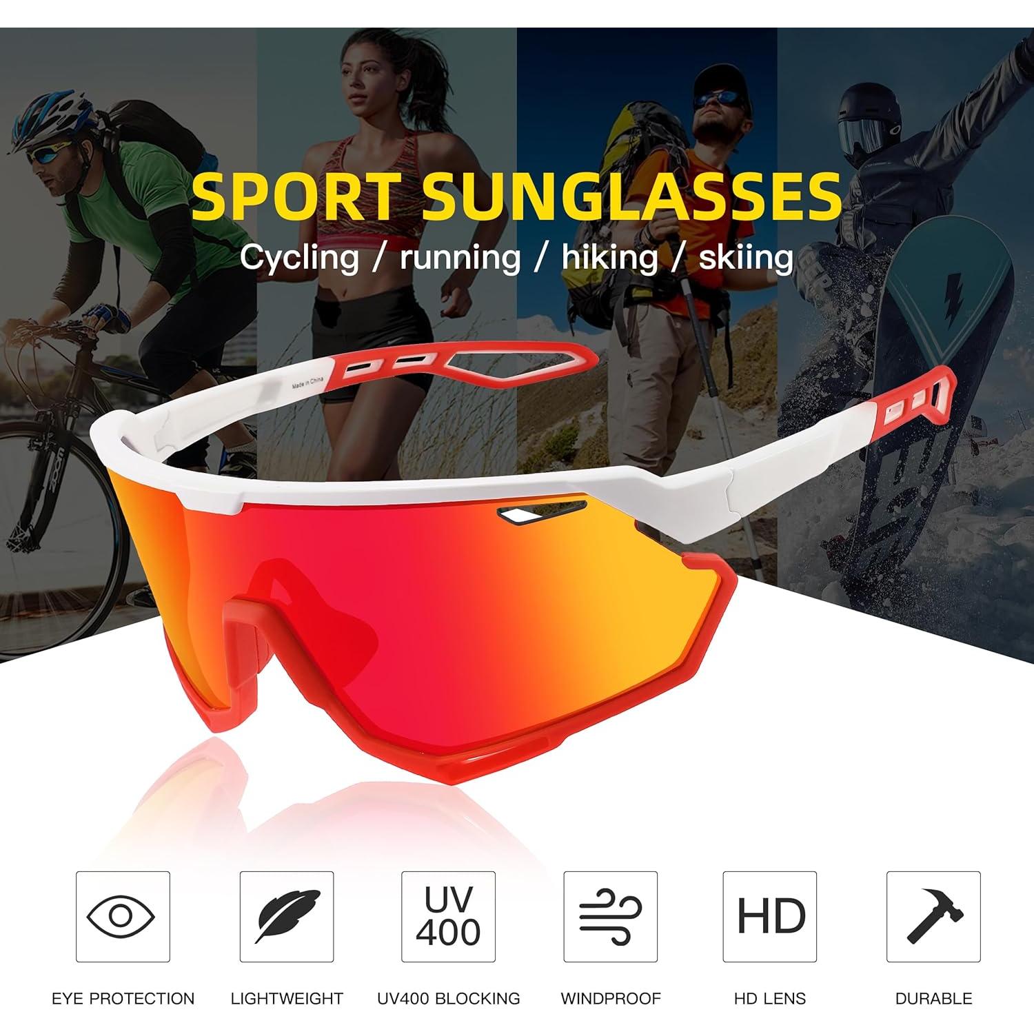 Gafas de sol deportivas SINSPORT unisex UV400 para ciclismo
