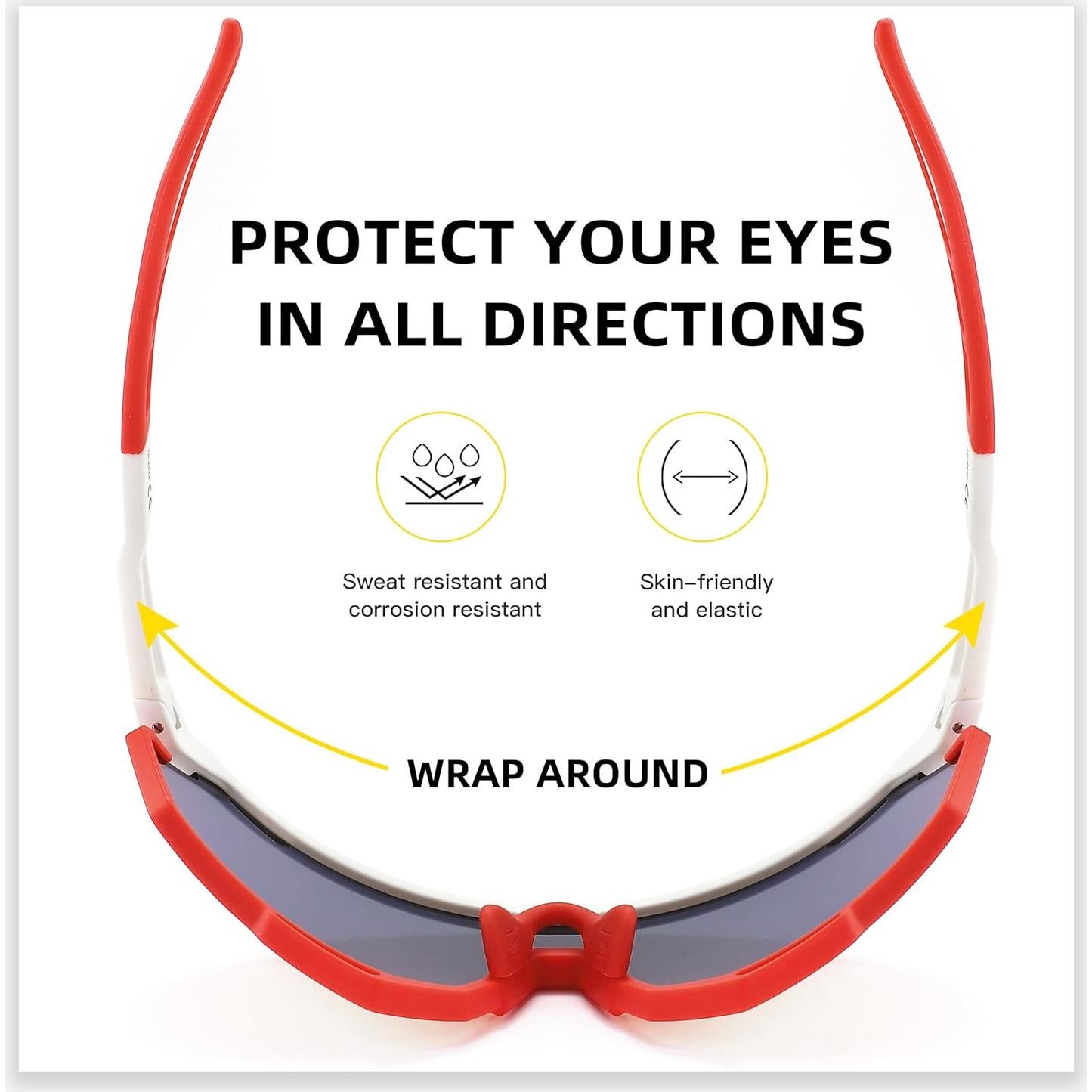 Gafas de sol deportivas SINSPORT unisex UV400 para ciclismo