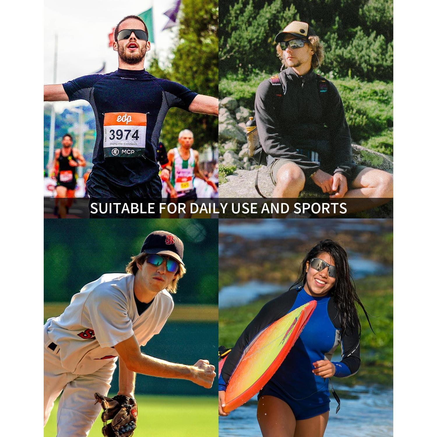 Gafas de sol deportivas Rosemal 7121A polarizadas UV400