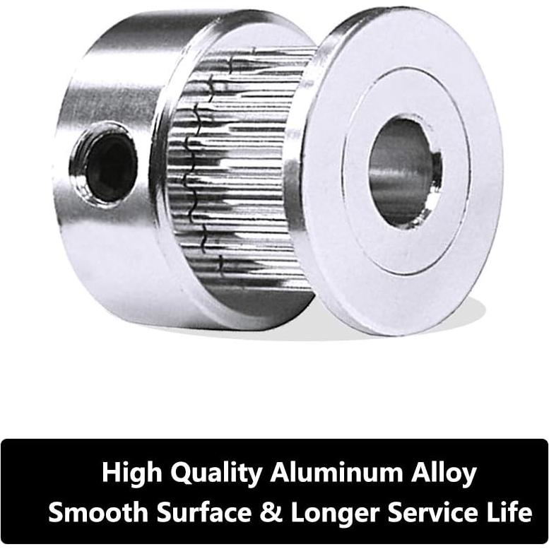 Polea Sincrónica GT2 20 Dientes 5mm Aluminio Saiper (5pcs)