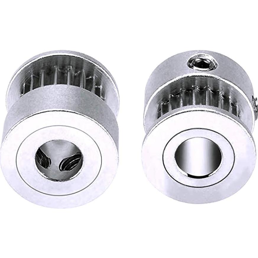 Polea Sincrónica GT2 20 Dientes 5mm Aluminio Saiper (5pcs)