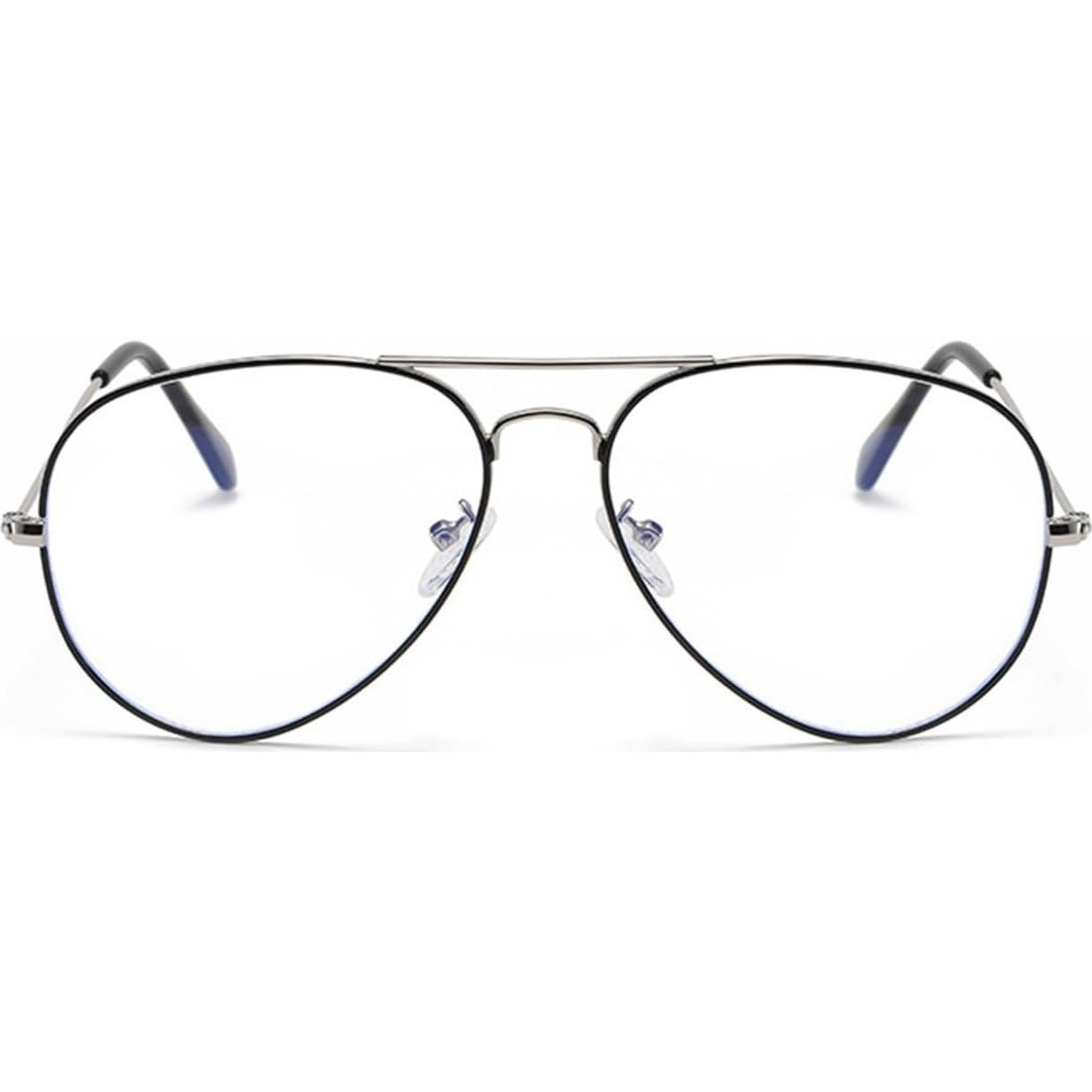 Gafas de Aviador HJSTES Lentes Anti Luz Azul para Hombres y Mujeres