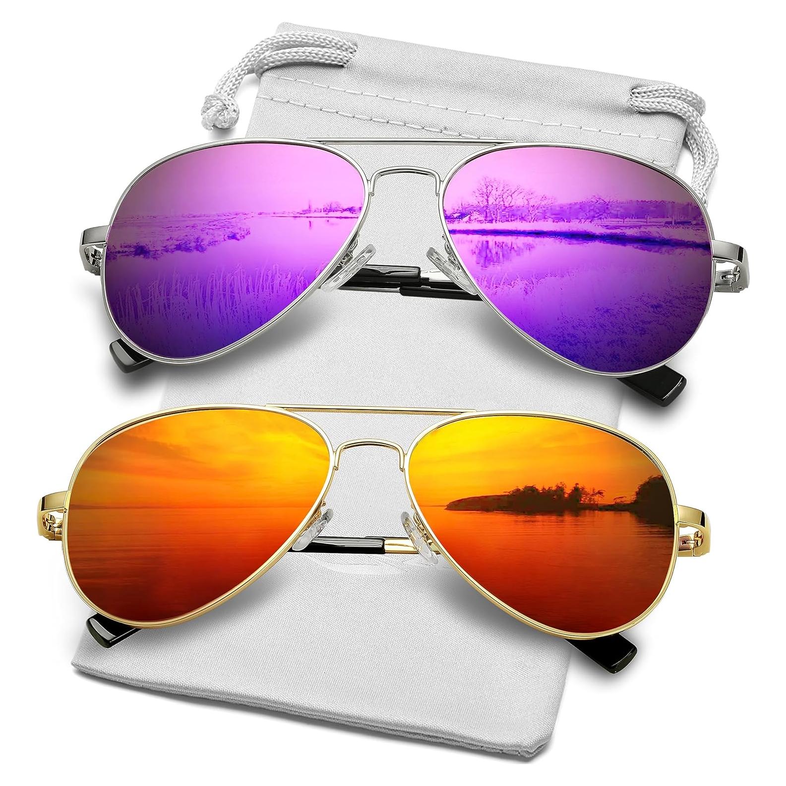 Gafas de Sol Aviador Polarizadas AIEYEZO UV400 Unisex
