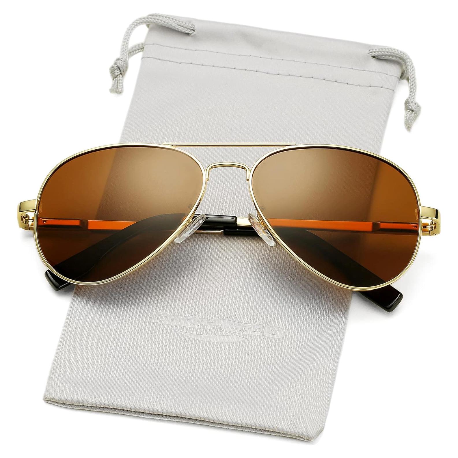 Gafas de sol AIEYEZO aviador polarizadas UV400 unisex