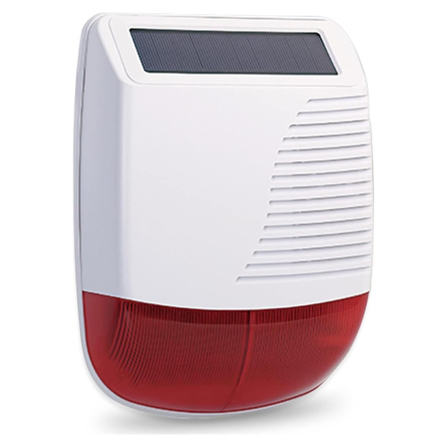 Sirena Estroboscópica Solar YISEELE 120dB IP65 para Seguridad