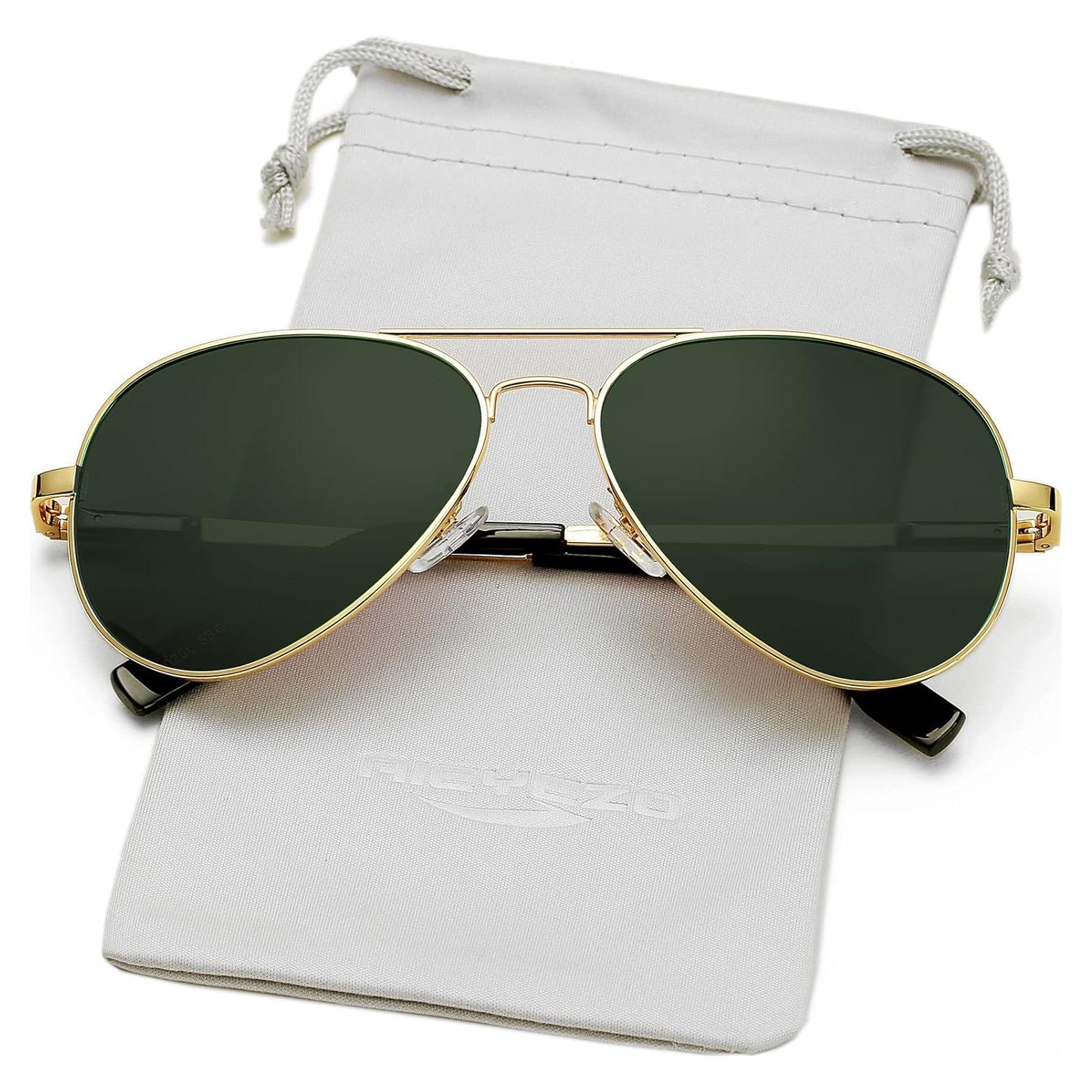 Gafas de sol AIEYEZO Aviador Polarizadas UV400 Oro/G15