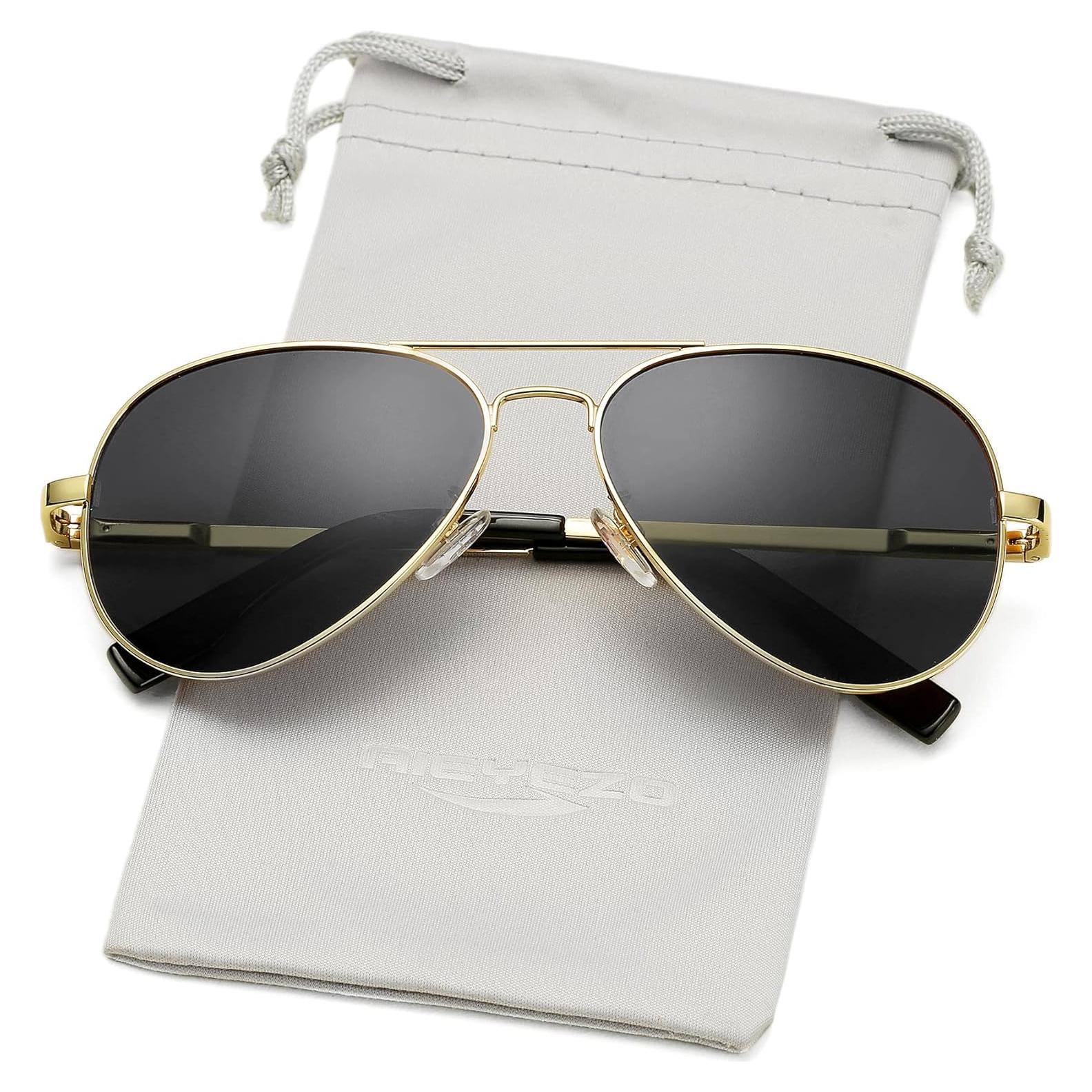 Gafas de sol AIEYEZO aviador polarizadas UV400 unisex