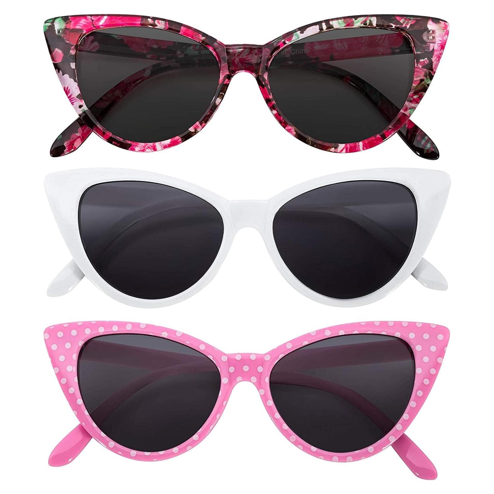 3 Gafas de Sol Ojo de Gato OWL con Protección UV400