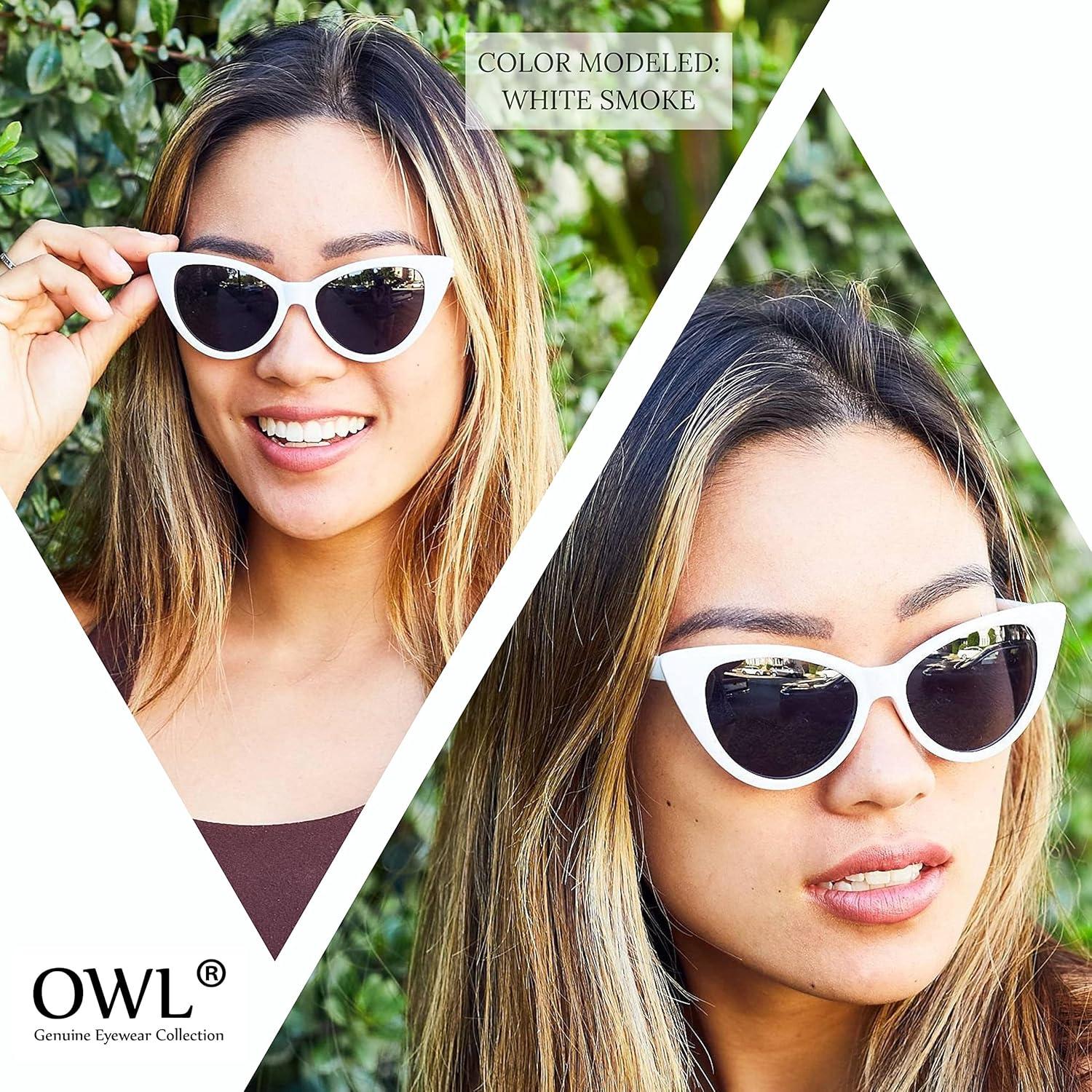 3 Gafas de Sol Ojo de Gato OWL con Protección UV400