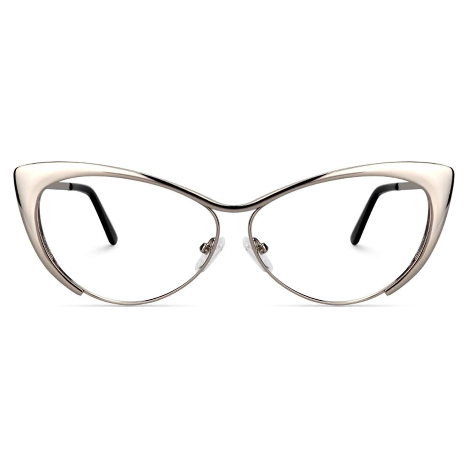 Gafas de sol estilo gato Metal Eyewear VFM0176 con bloqueo azul