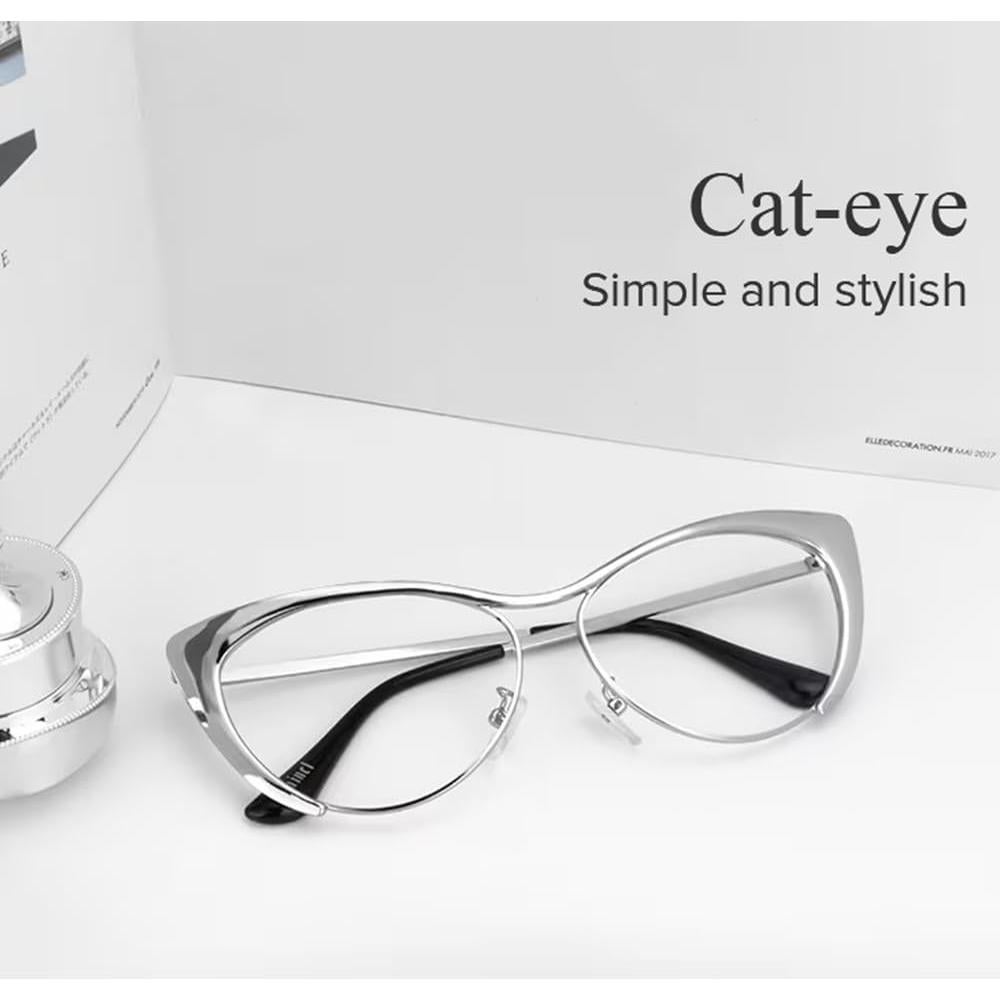 Gafas de sol estilo gato Metal Eyewear VFM0176 con bloqueo azul