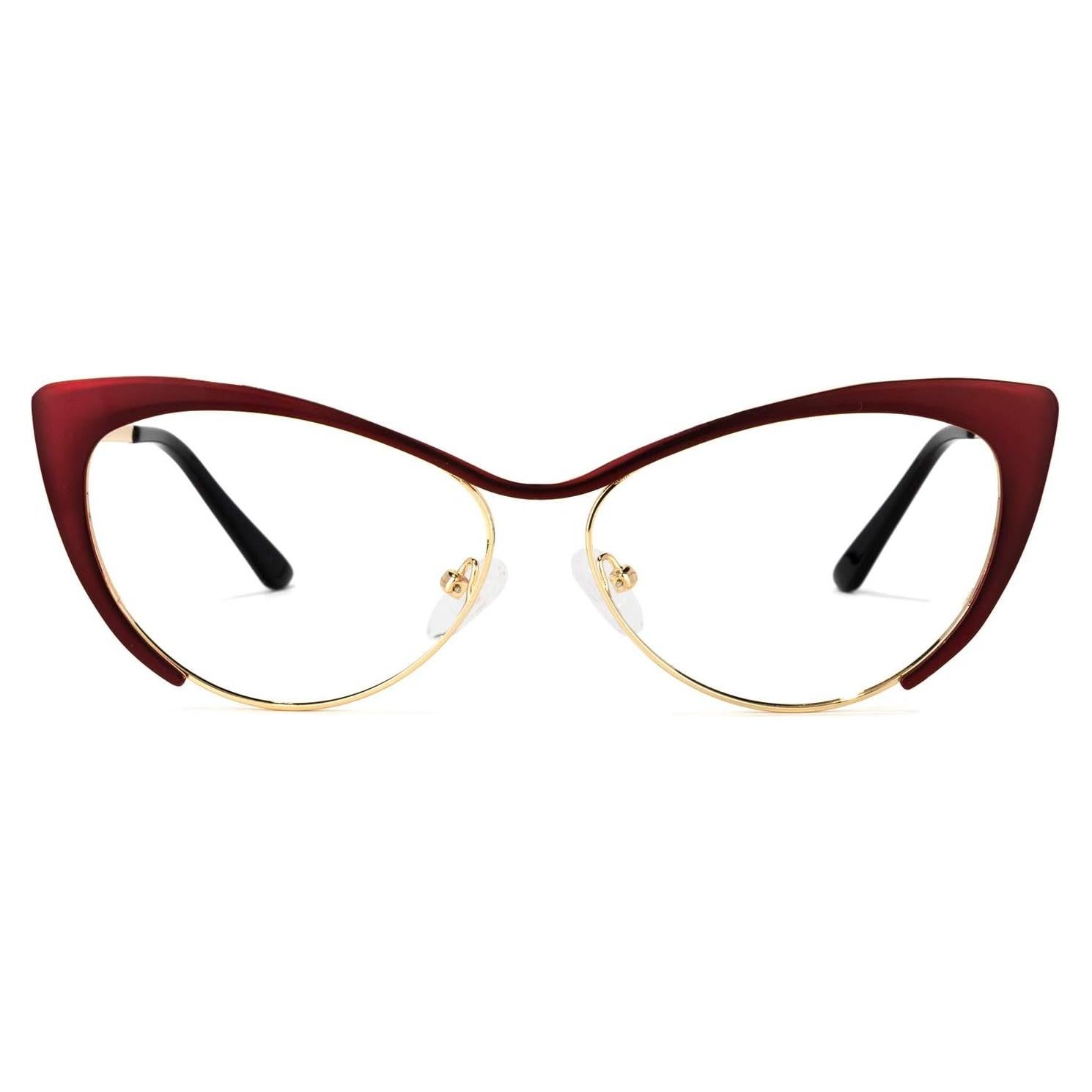 Gafas de sol estilo gato Metal Eyewear VFM0176 con bloqueo azul