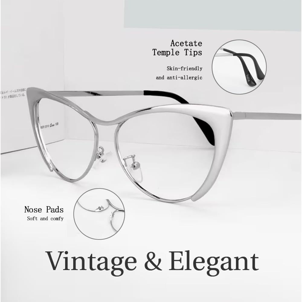 Gafas de sol estilo gato Metal Eyewear VFM0176 con bloqueo UV