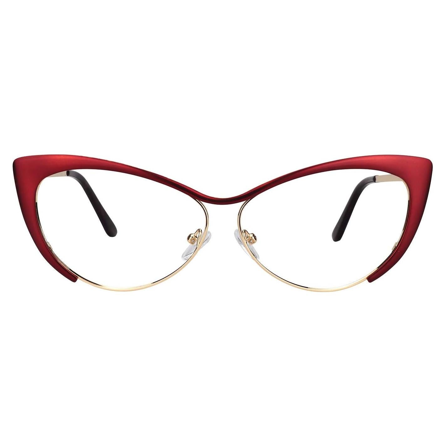 Gafas de sol estilo gato Metal Eyewear VFM0176 con bloqueo azul