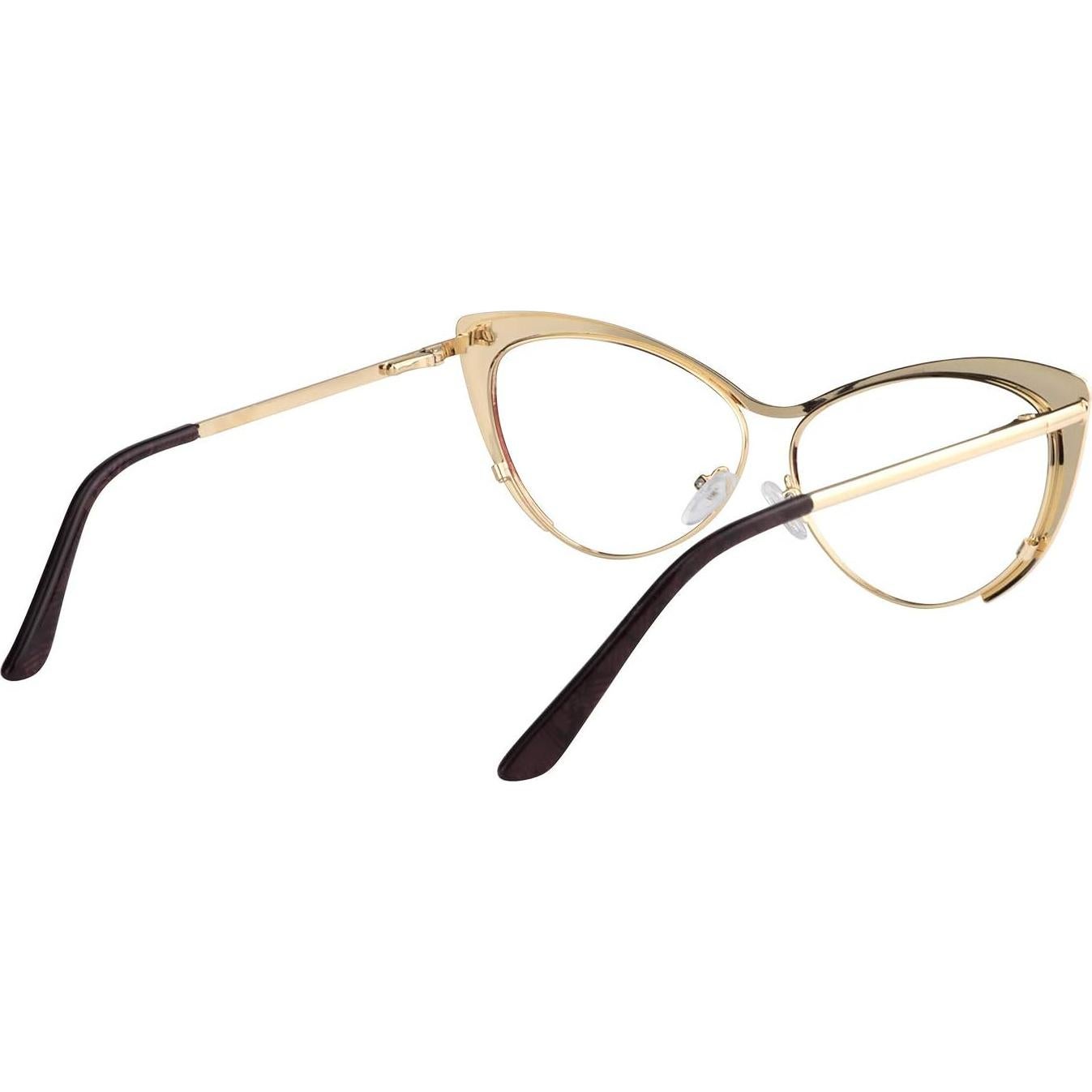 Gafas de sol estilo gato Metal Eyewear VFM0176 con bloqueo azul