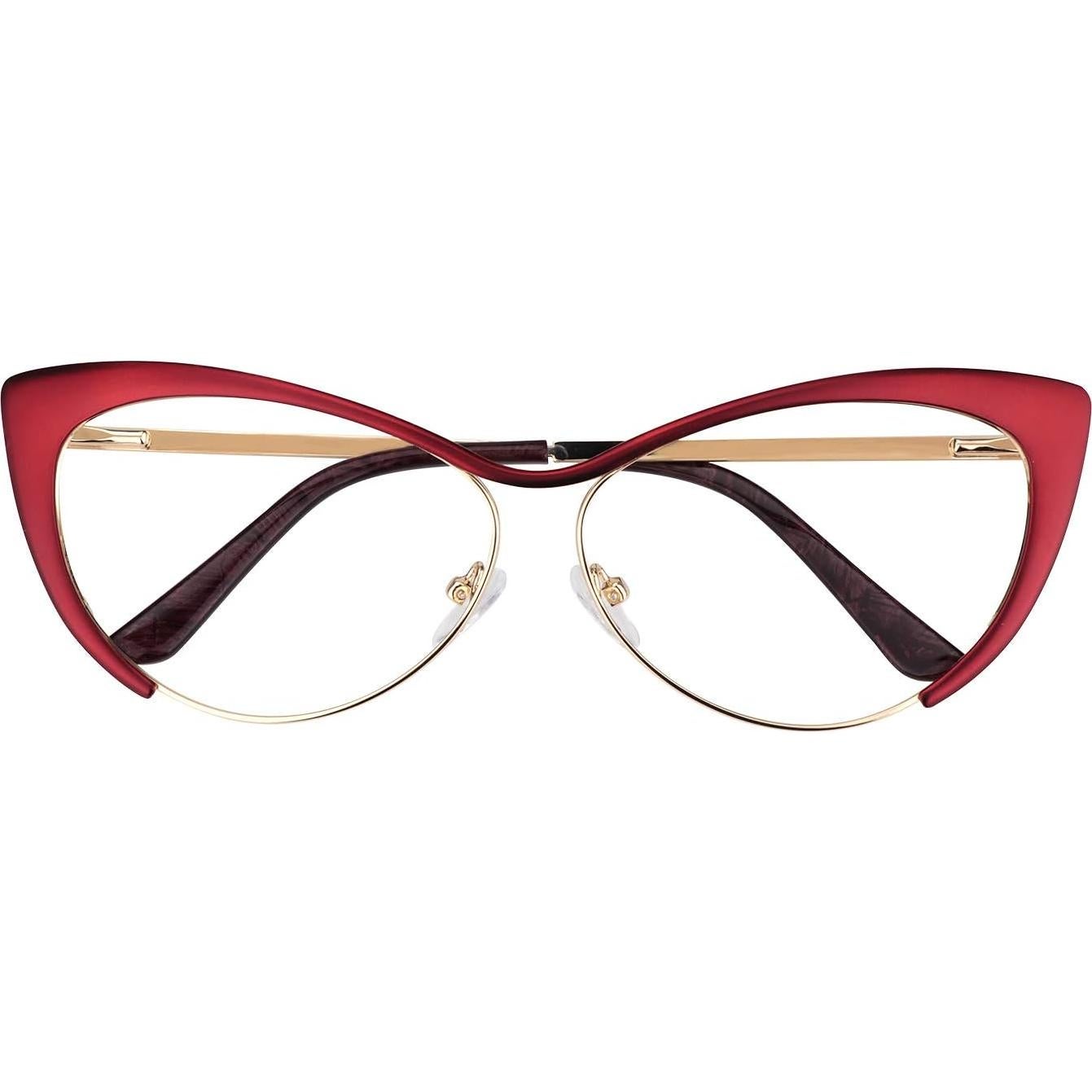 Gafas de sol estilo gato Metal Eyewear VFM0176 con bloqueo azul