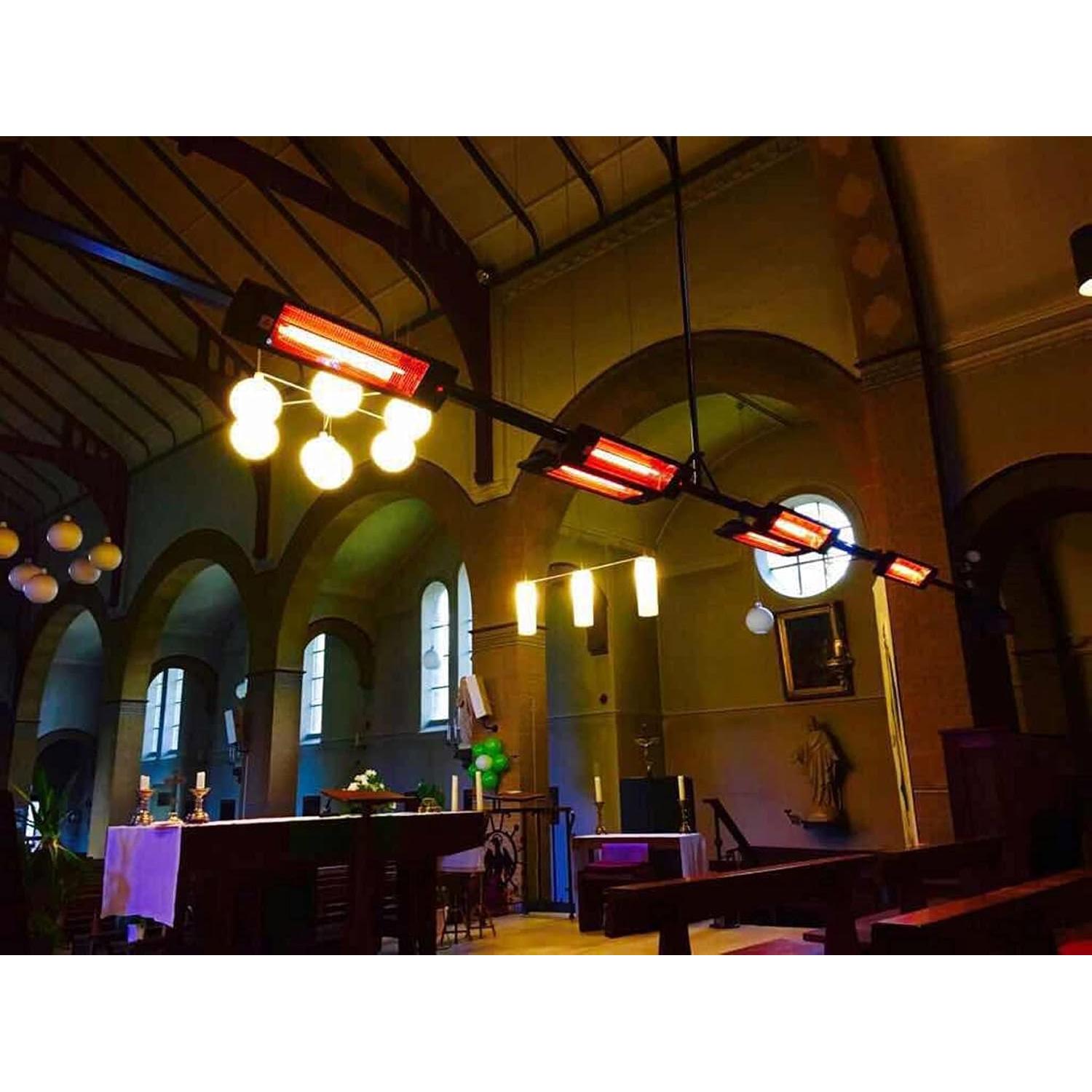 Calentador Infrarrojo Dr Infrared DR-238 900W-1500W Negro