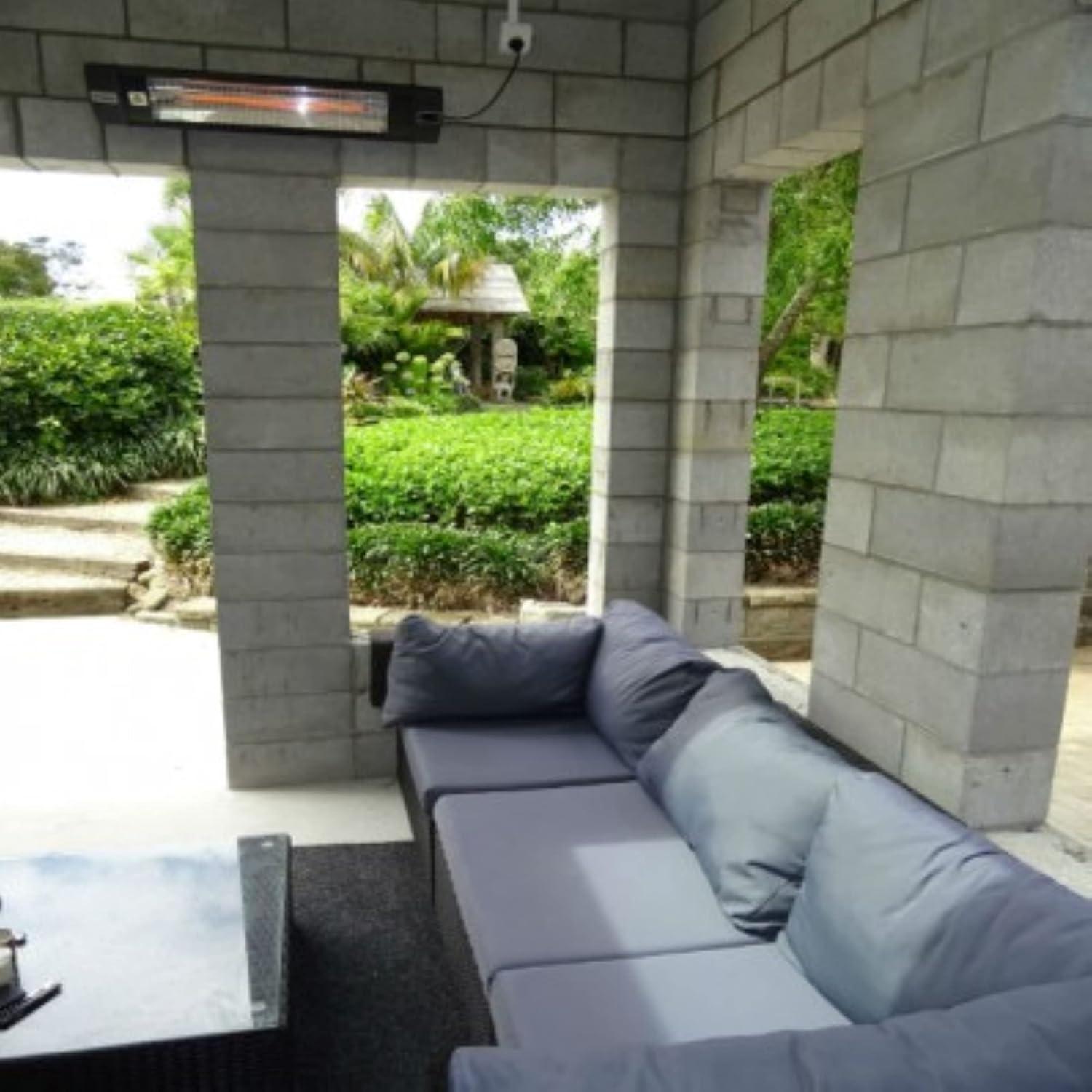 Calentador Infrarrojo Dr Infrared DR-238 900W-1500W Negro